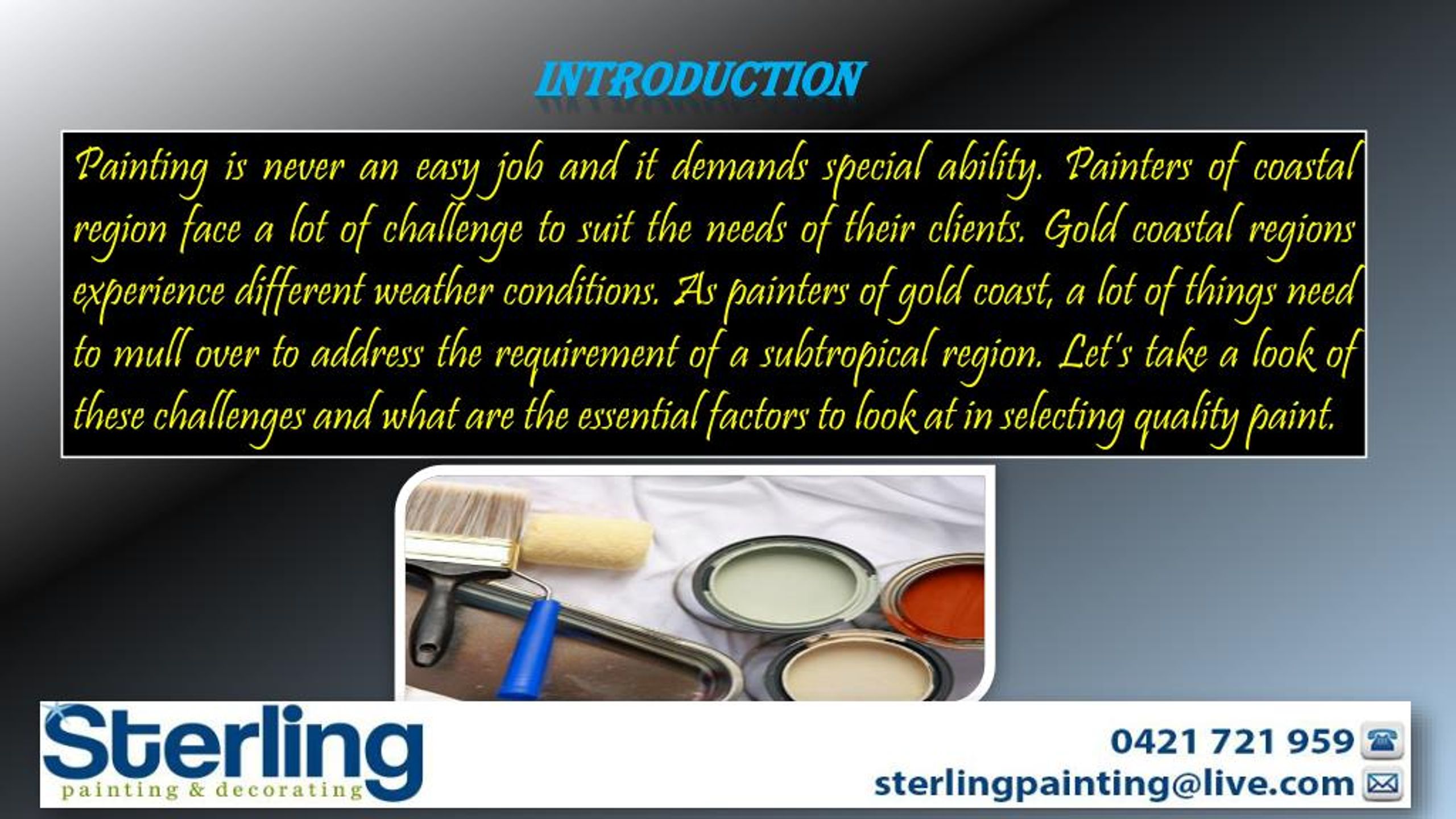 Paint Gold Coast at Charles Washington blog