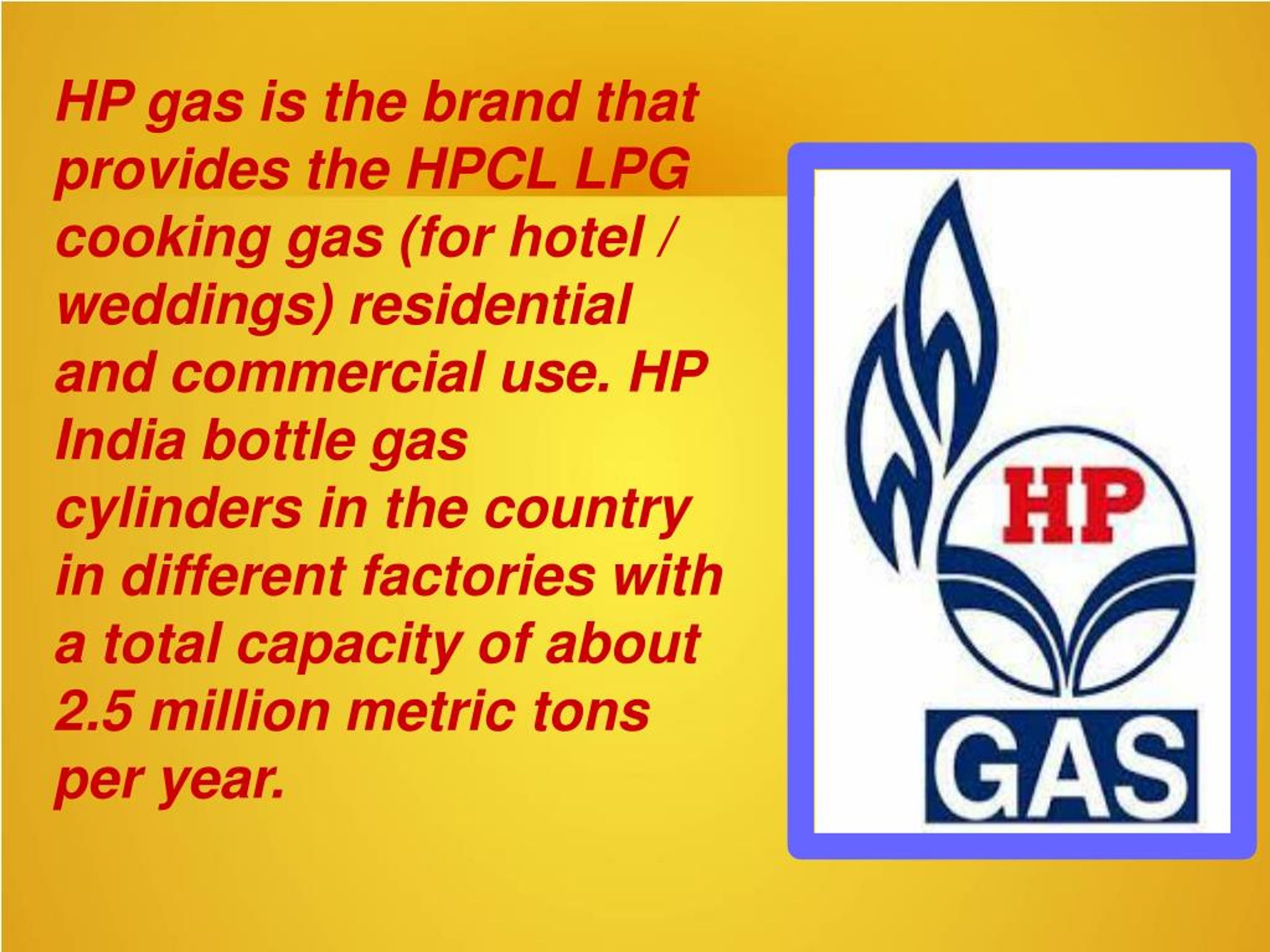 PPT HP gas new connection process PowerPoint Presentation, free