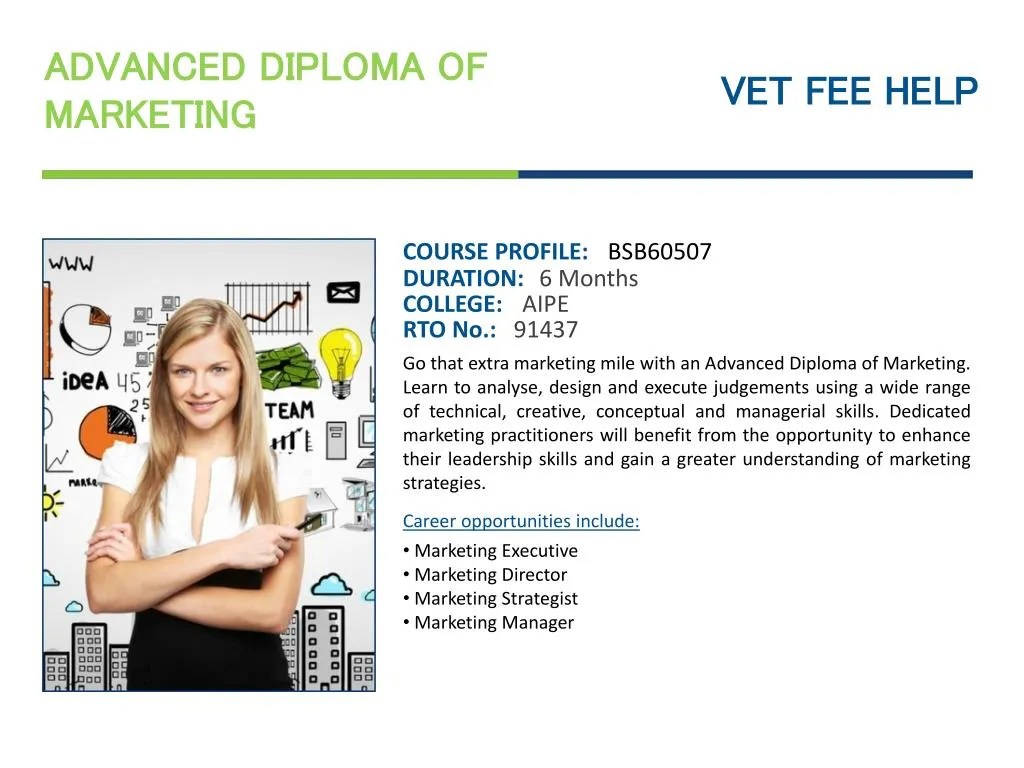 PPT Advanced Diploma of Marketing Course Online PowerPoint Presentation ID7154645