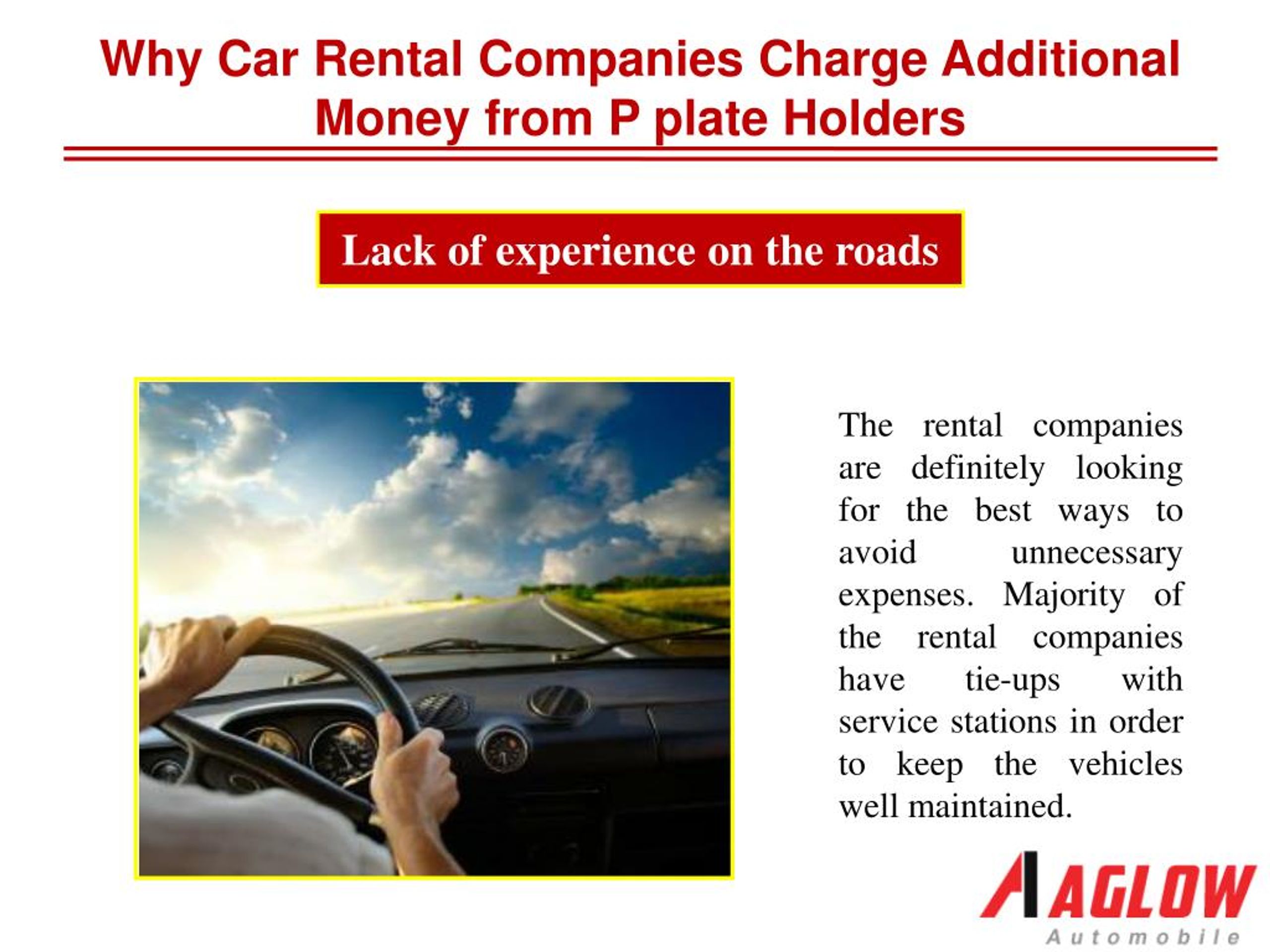 PPT Why car rental companies charge additional money from P plat