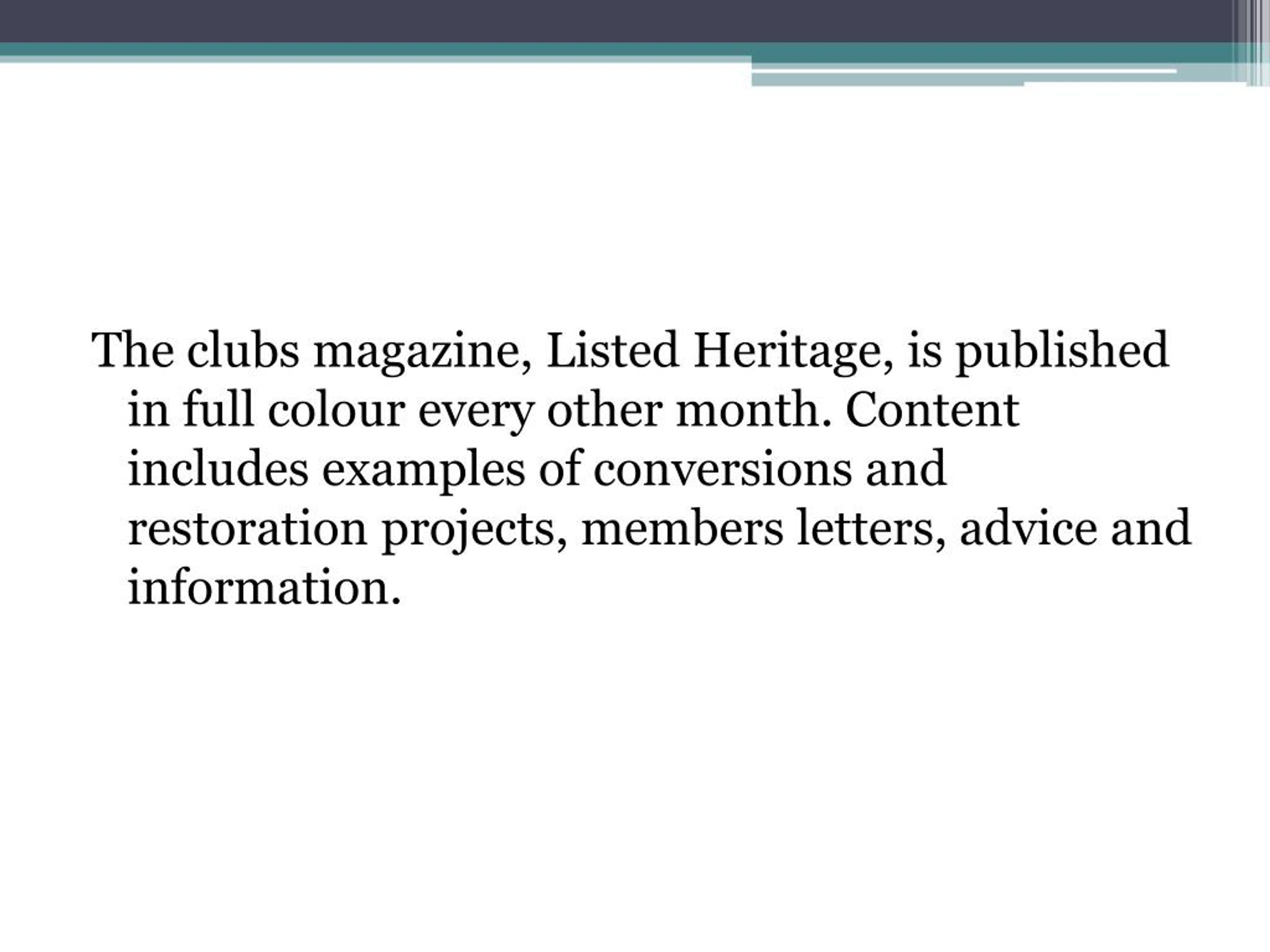 PPT LISTED PROPERTY OWNERS CLUB PowerPoint Presentation, free