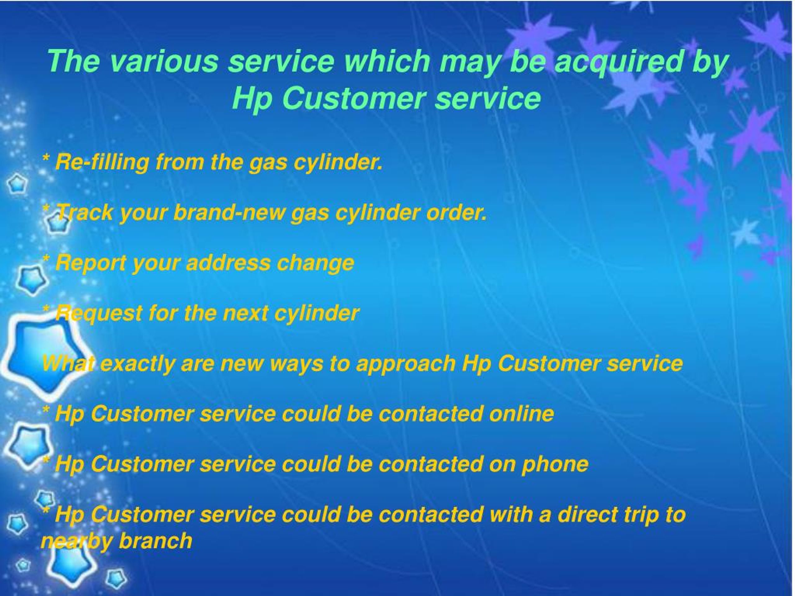 PPT HP Gas Customer Care PowerPoint Presentation, free download ID
