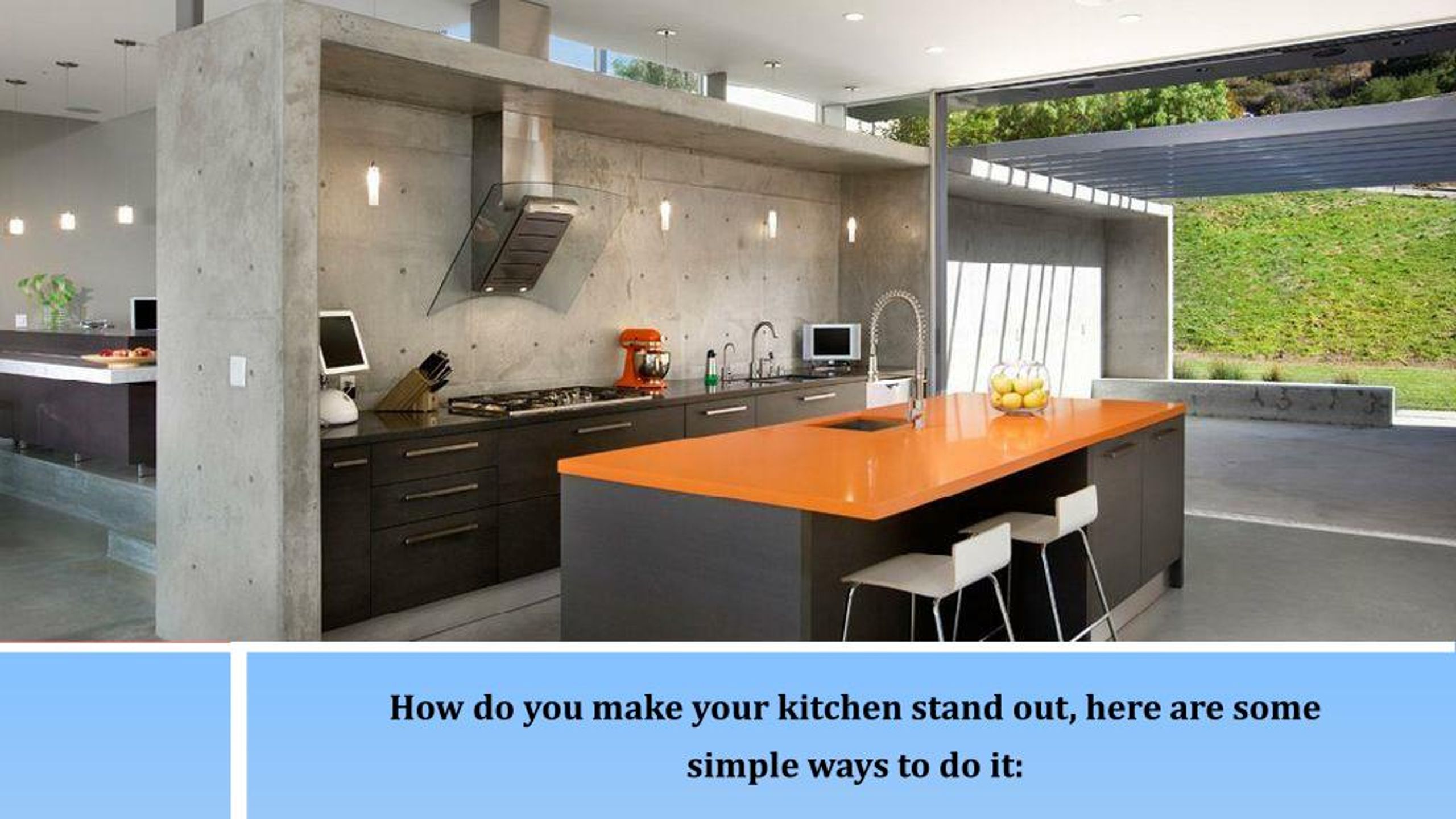 PPT Useful Ways To Make Your Kitchen Stand Out PowerPoint