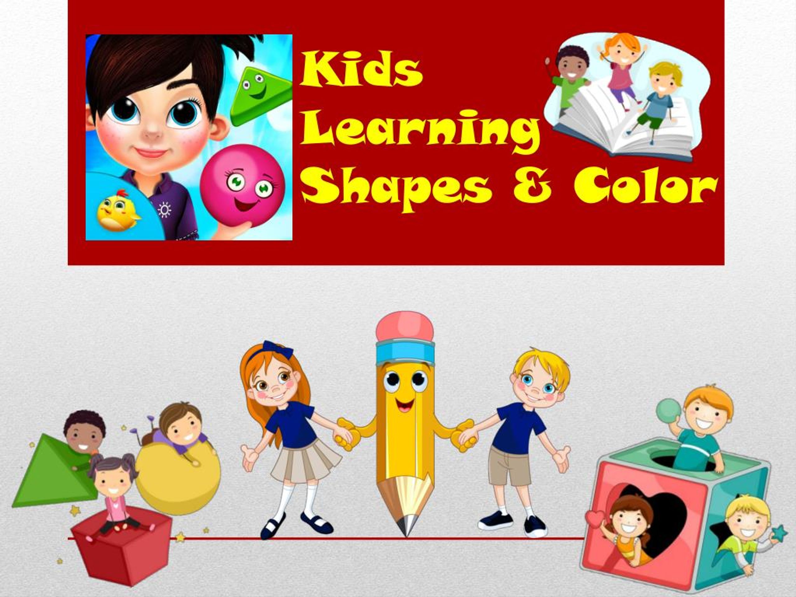 PPT Kids Learning Shapes & Colors PowerPoint Presentation, free download ID7158171