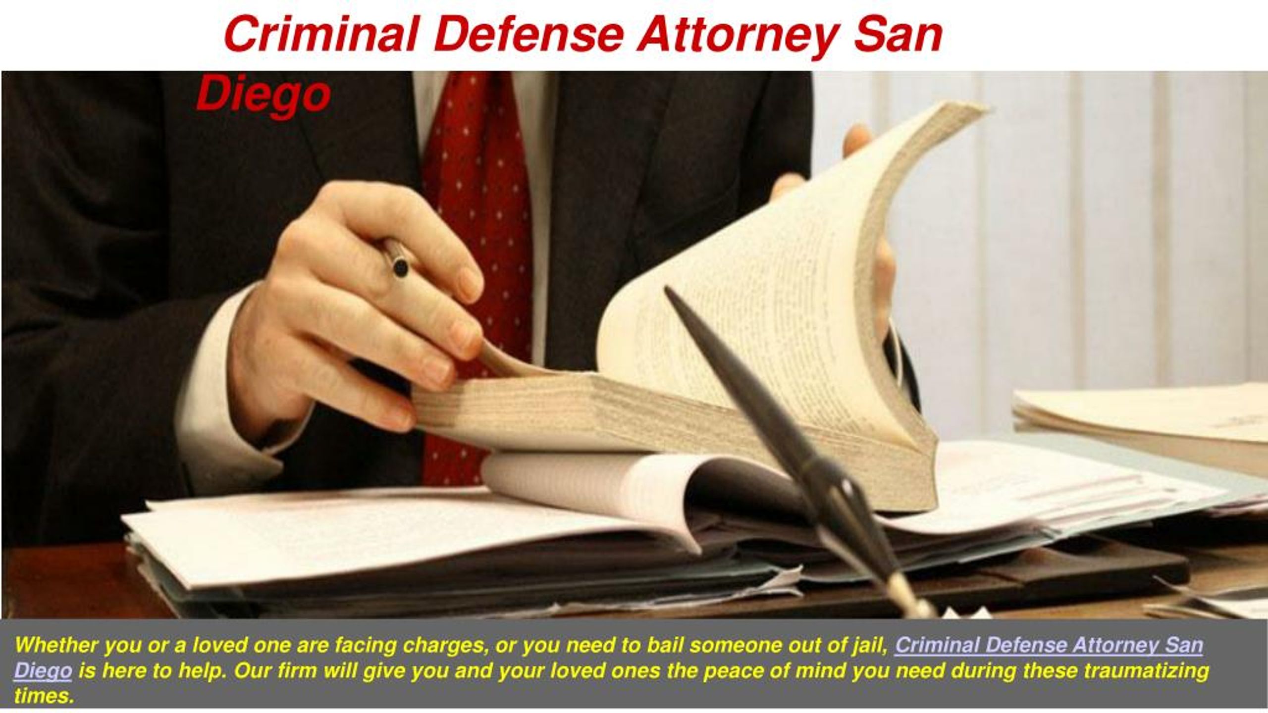 PPT Criminal Defense Attorney San Diego PowerPoint Presentation, free
