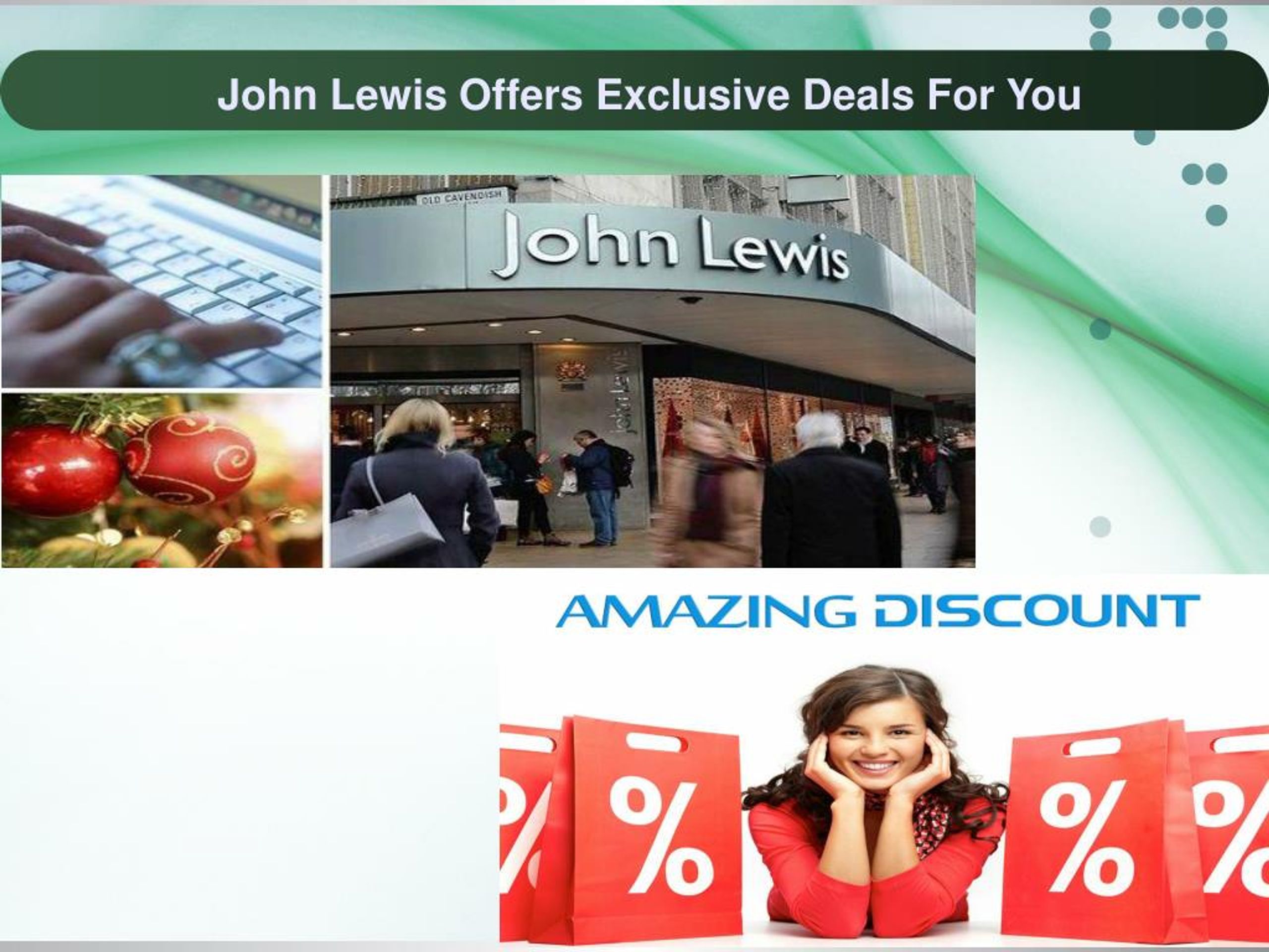 PPT John Lewis Discount Codes, Voucher Codes & Promo Codes Of 20 PowerPoint Presentation ID