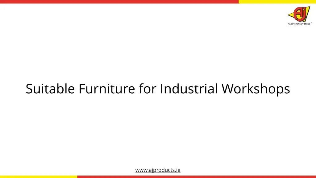 PPT Furniture and Equipment for Industrial PowerPoint Presentation ID7161439