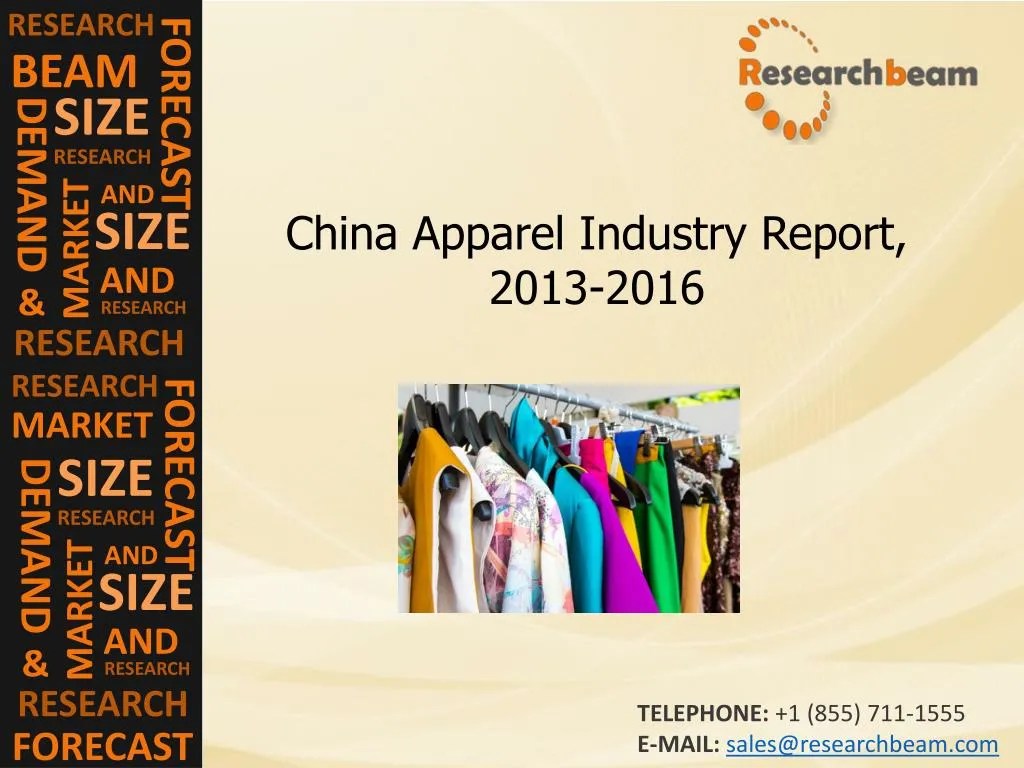 PPT China Apparel Industry Report, Trend, Growth, 20132016 PowerPoint Presentation ID7164430