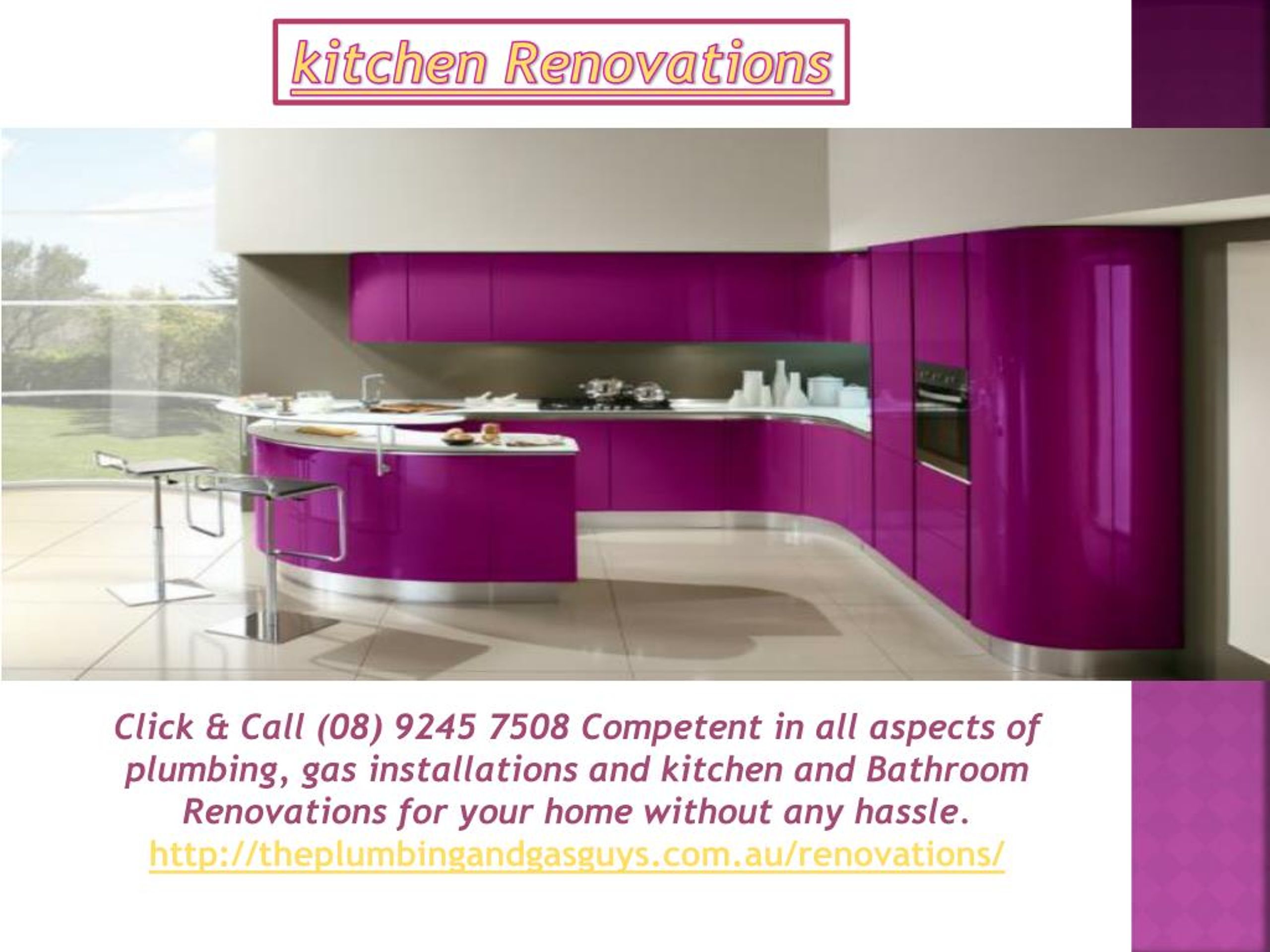 PPT Kitchen Renovations PowerPoint Presentation, free download ID