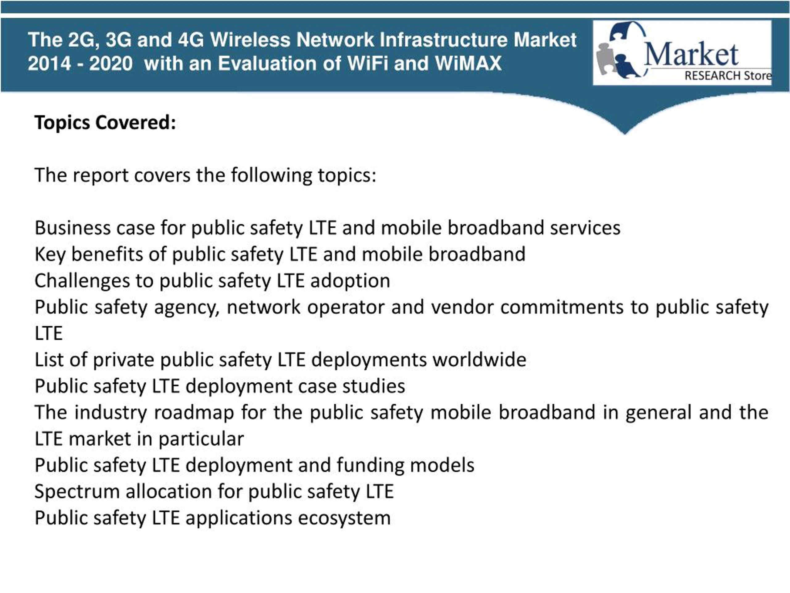 PPT The 2G, 3G & 4G Wireless Network Infrastructure Market 2020