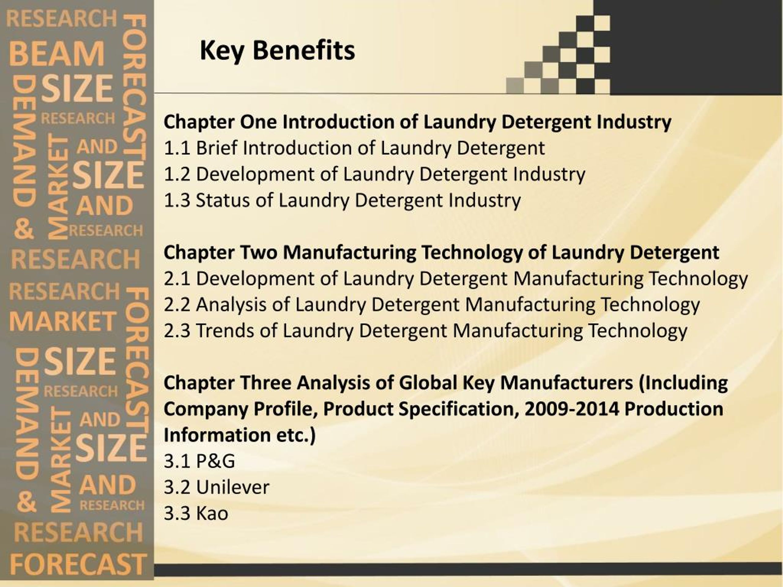 PPT Global and Chinese Laundry Detergent Industry, 20092019