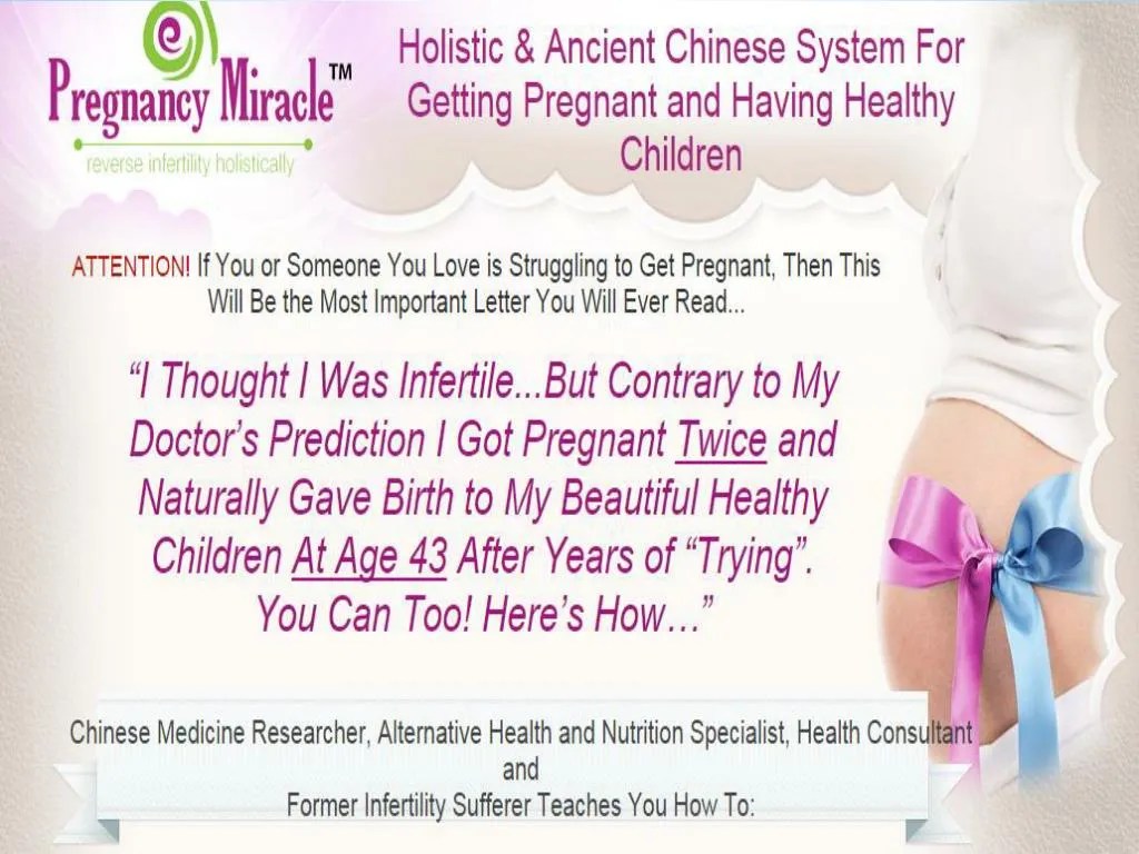 PPT Pregnancy Miracle Review 2015 Does It Really Work? PowerPoint