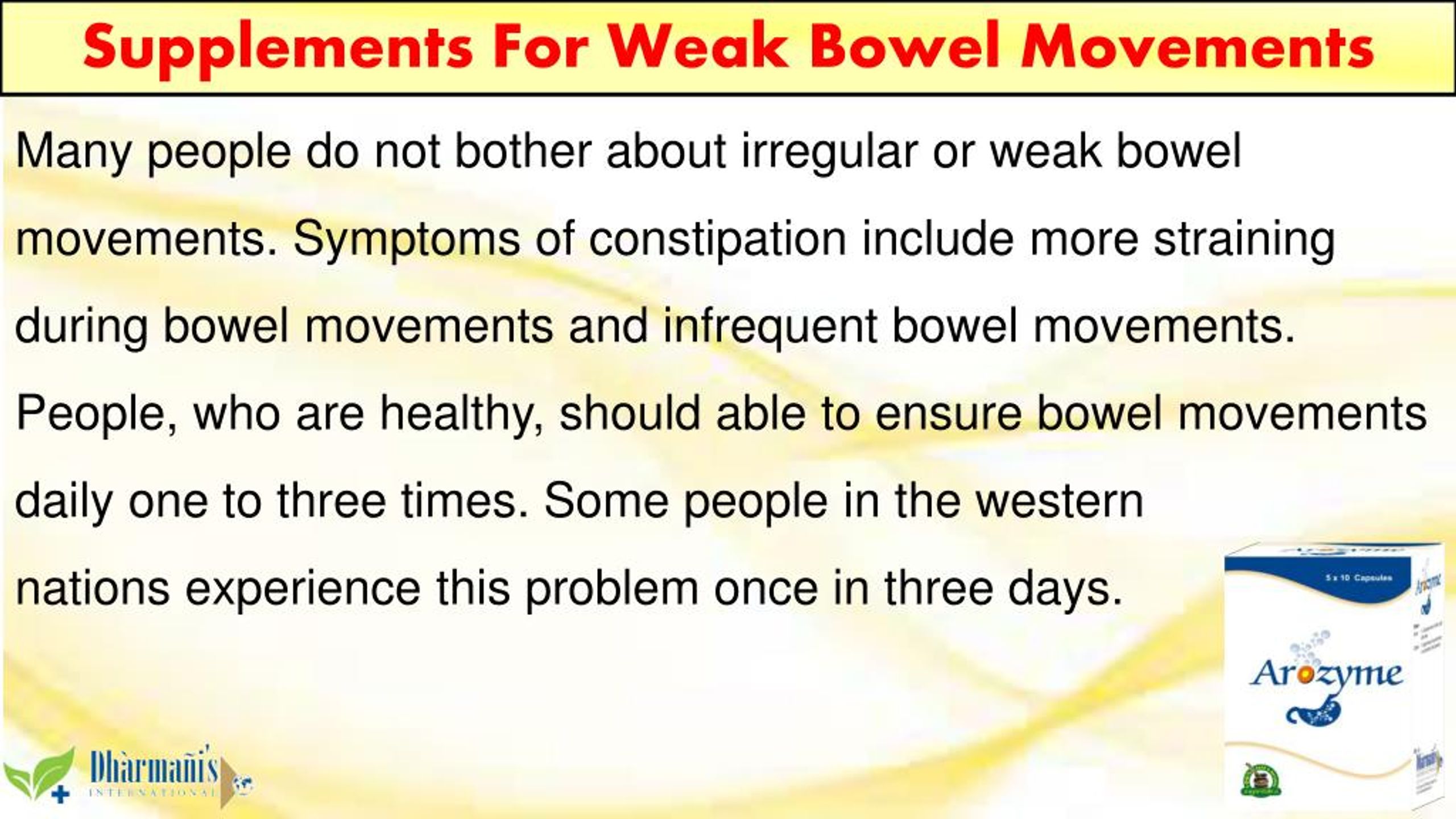 PPT Herbal Supplements For Weak Bowel Movements That Provide Qui