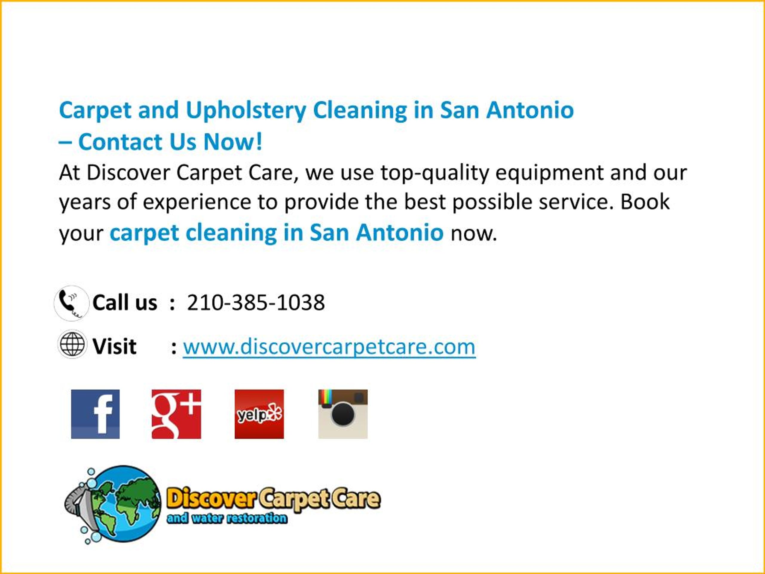 PPT Carpet Cleaning in San Antonio Why to Hire Professionals