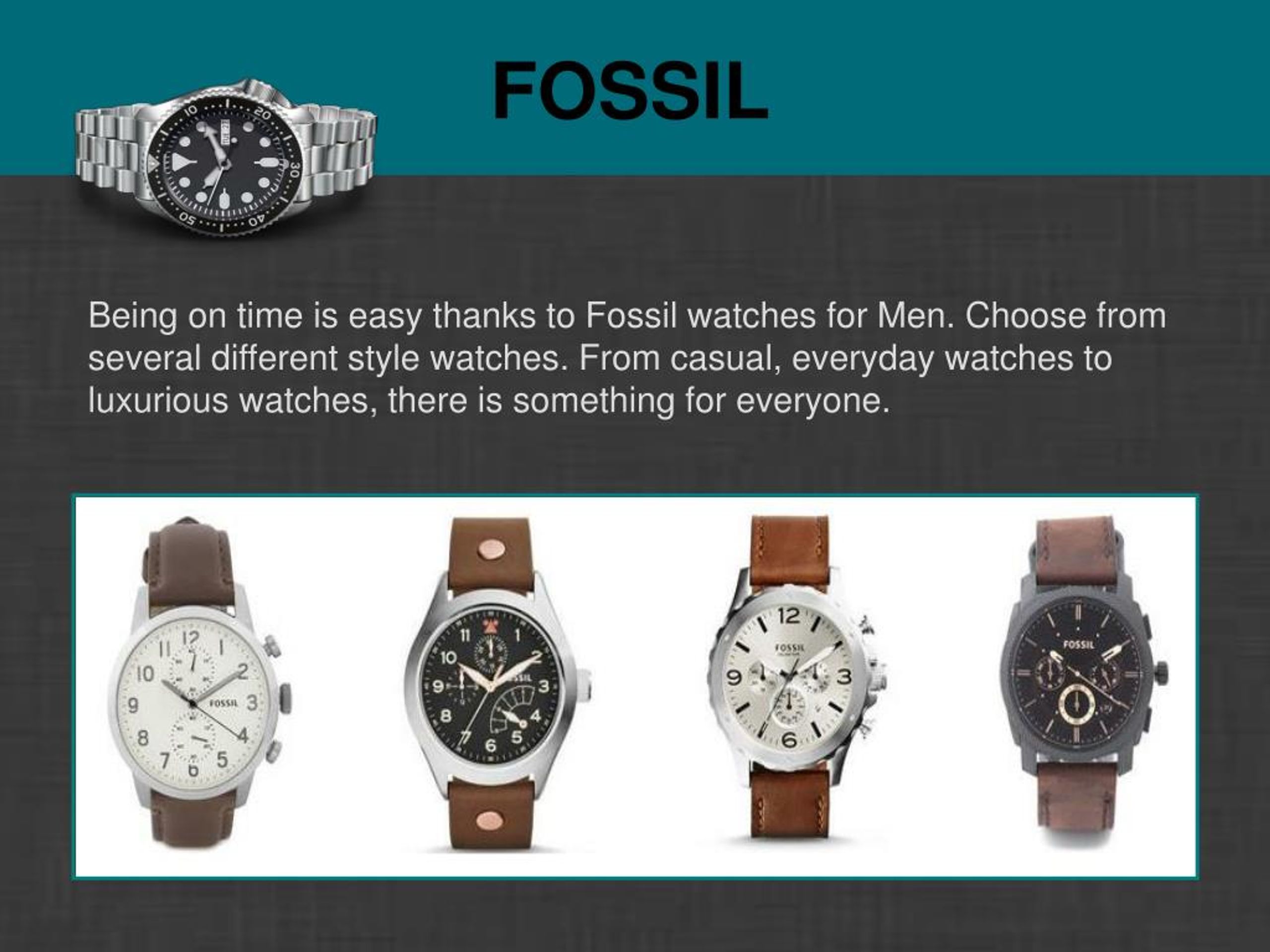 PPT Top 5 Most Popular Wrist Watch Brands for Men in India PowerPoint