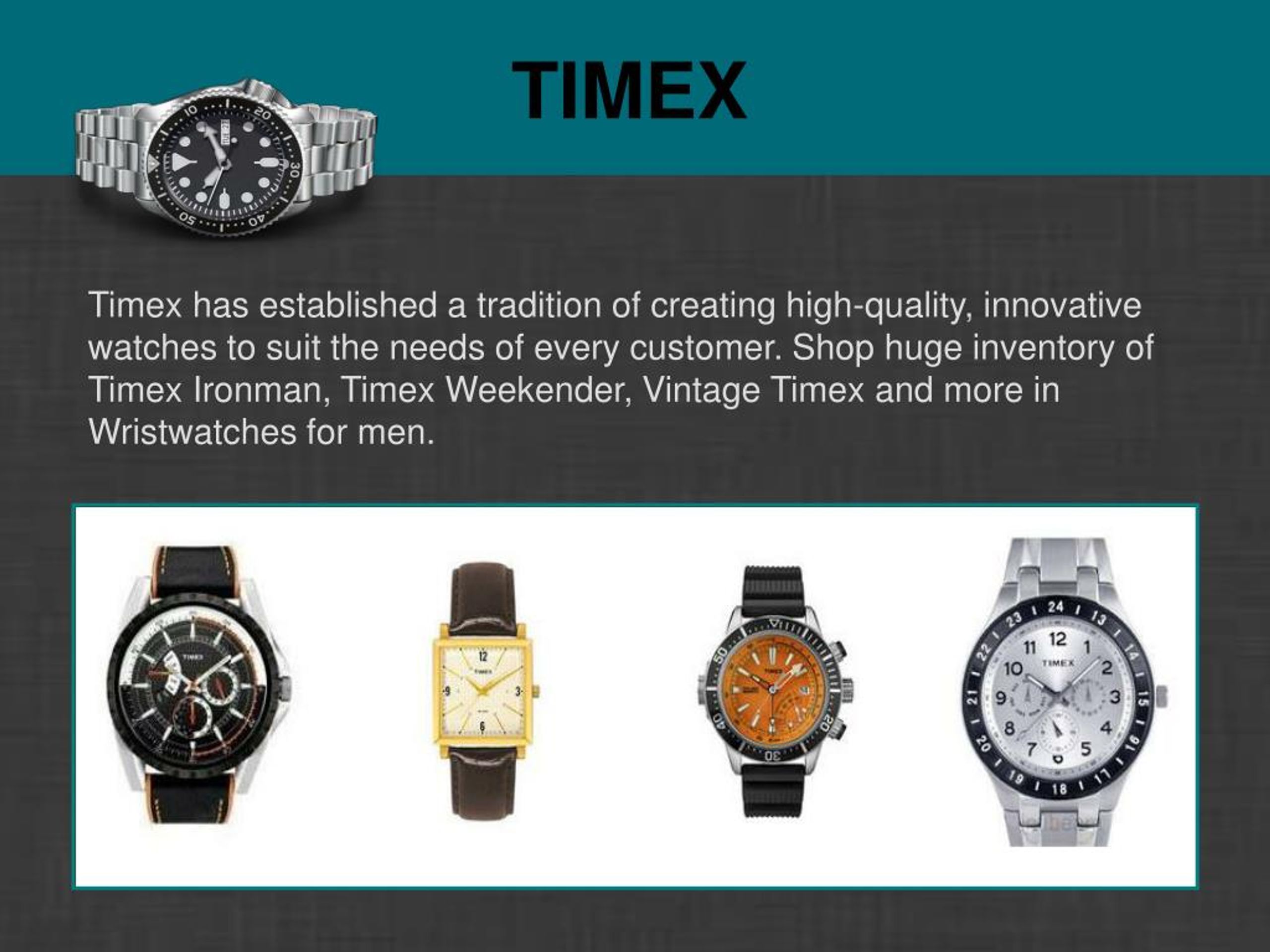 PPT Top 5 Most Popular Wrist Watch Brands for Men in India PowerPoint