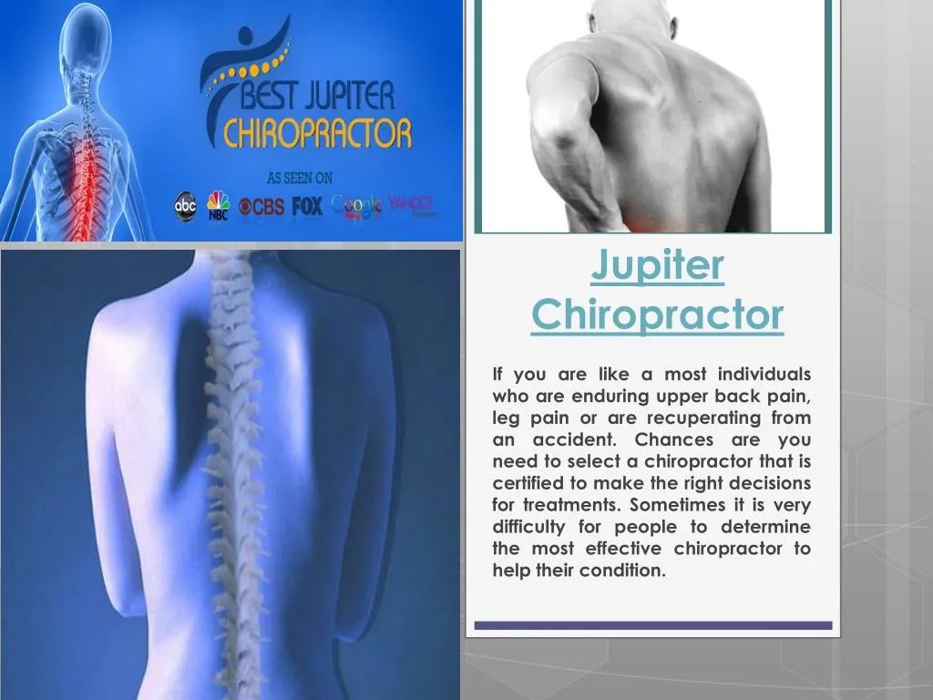 PPT Chiropractor Jupiter FL PowerPoint Presentation, free download