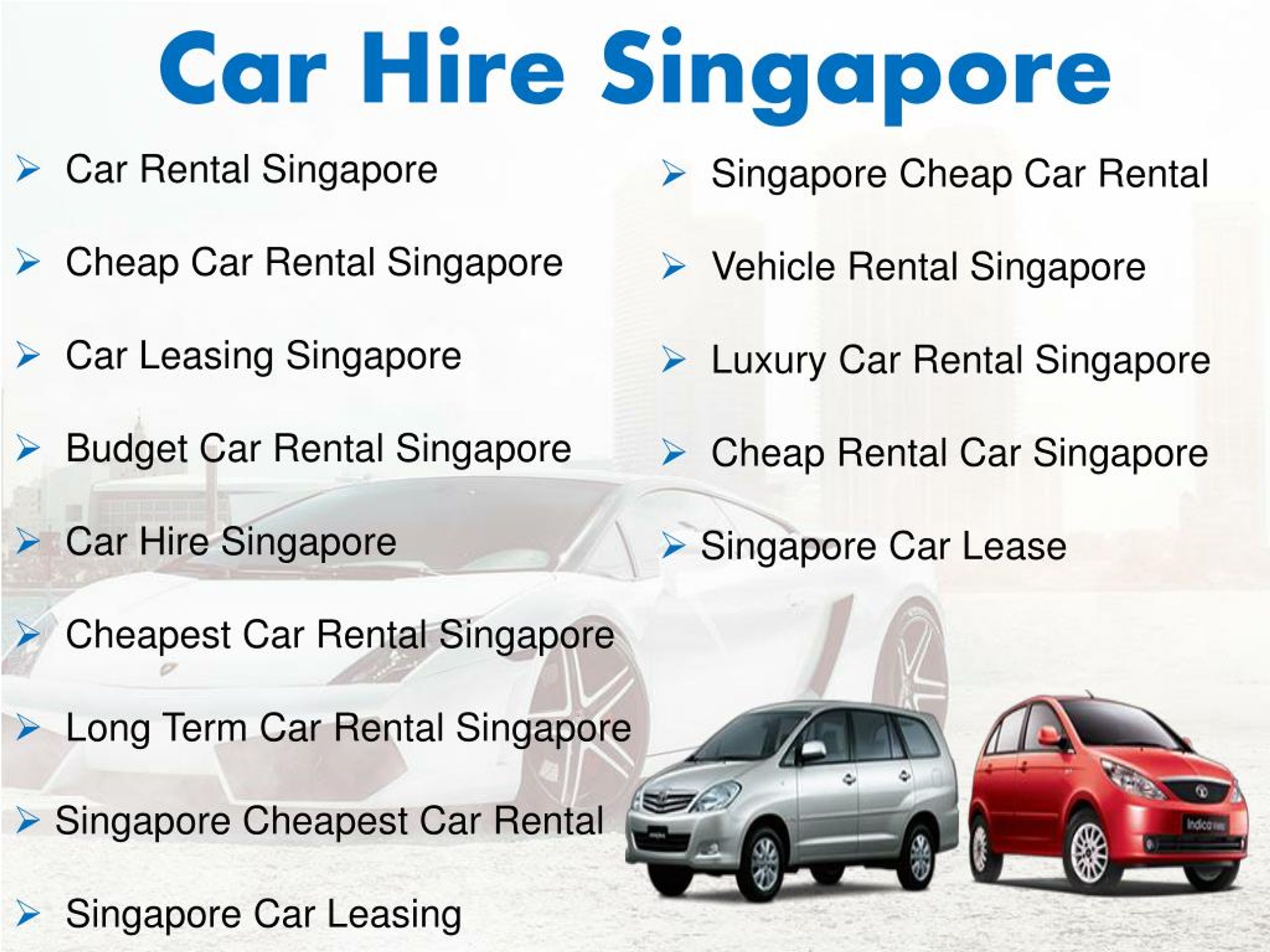 PPT Car rental Singapore, Vehicle Rental Singapore PowerPoint