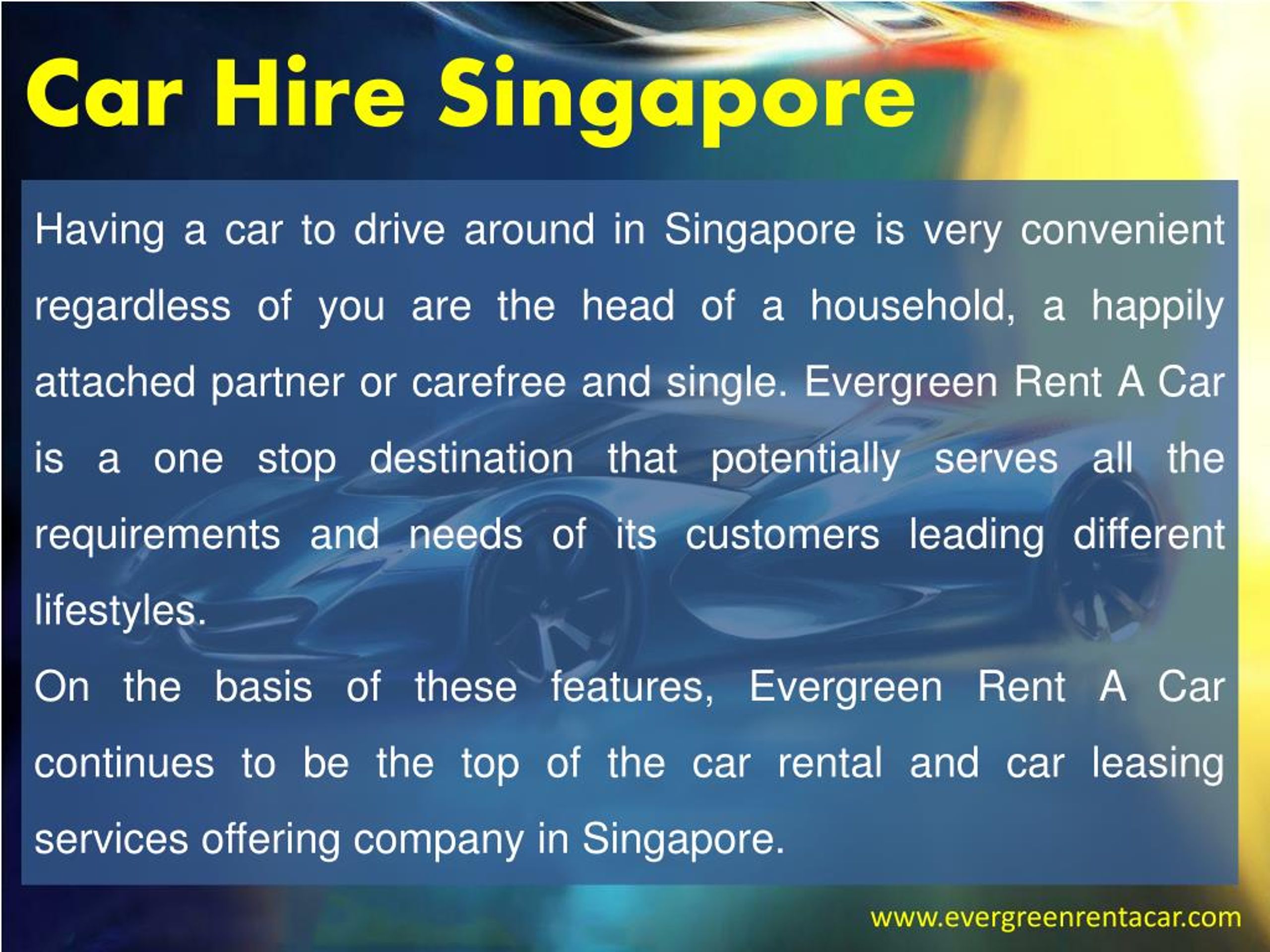 PPT Car rental Singapore, Vehicle Rental Singapore PowerPoint Presentation ID7171869