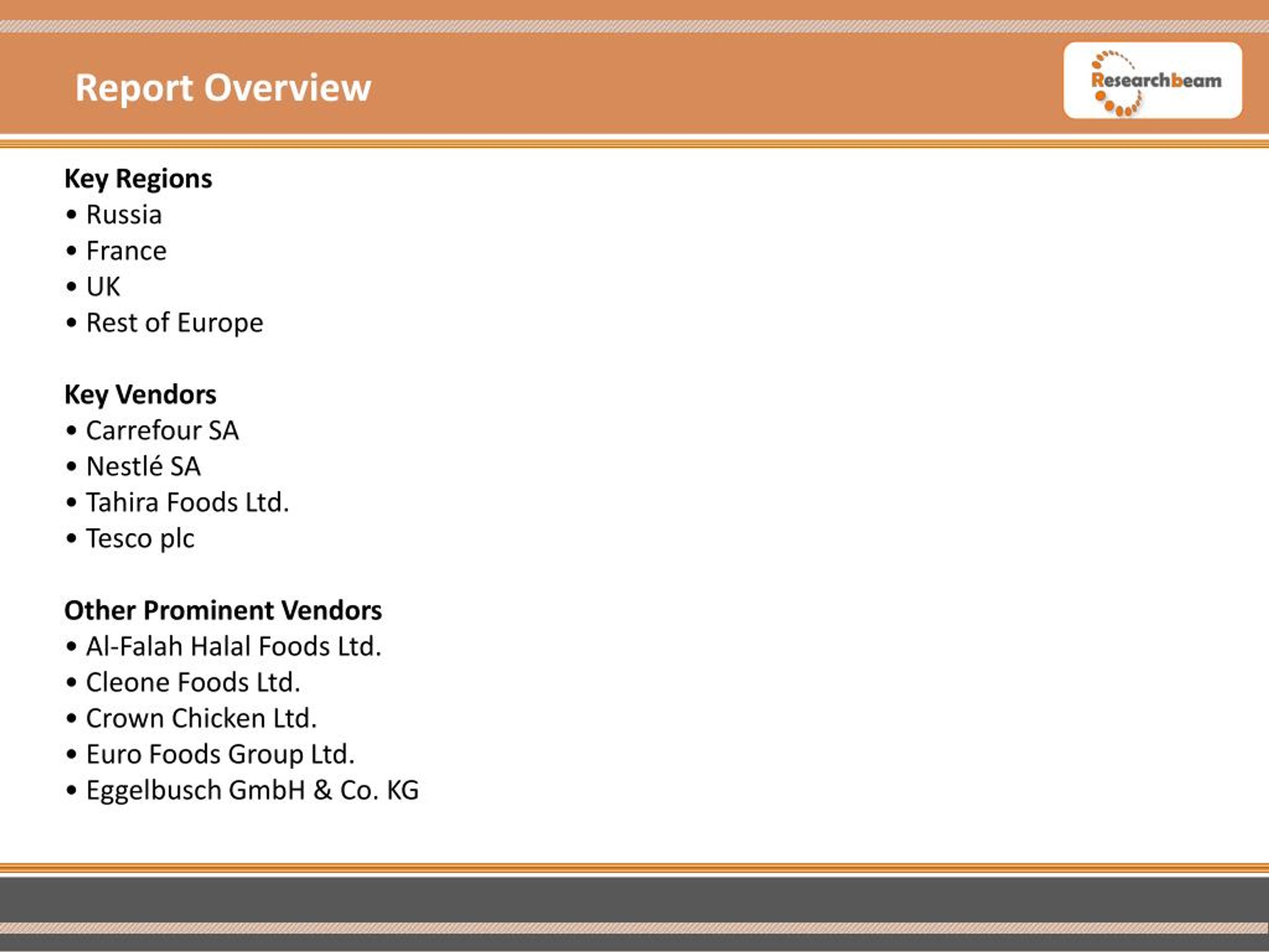 PPT Halal Food Industry in Europe Market Growth, Trends 2018 PowerPoint Presentation ID7172220