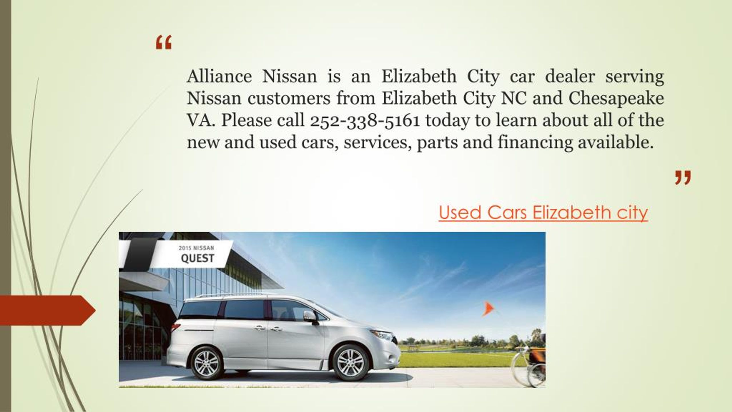 PPT Maxima and Nissan in Elizabeth City PowerPoint Presentation, free