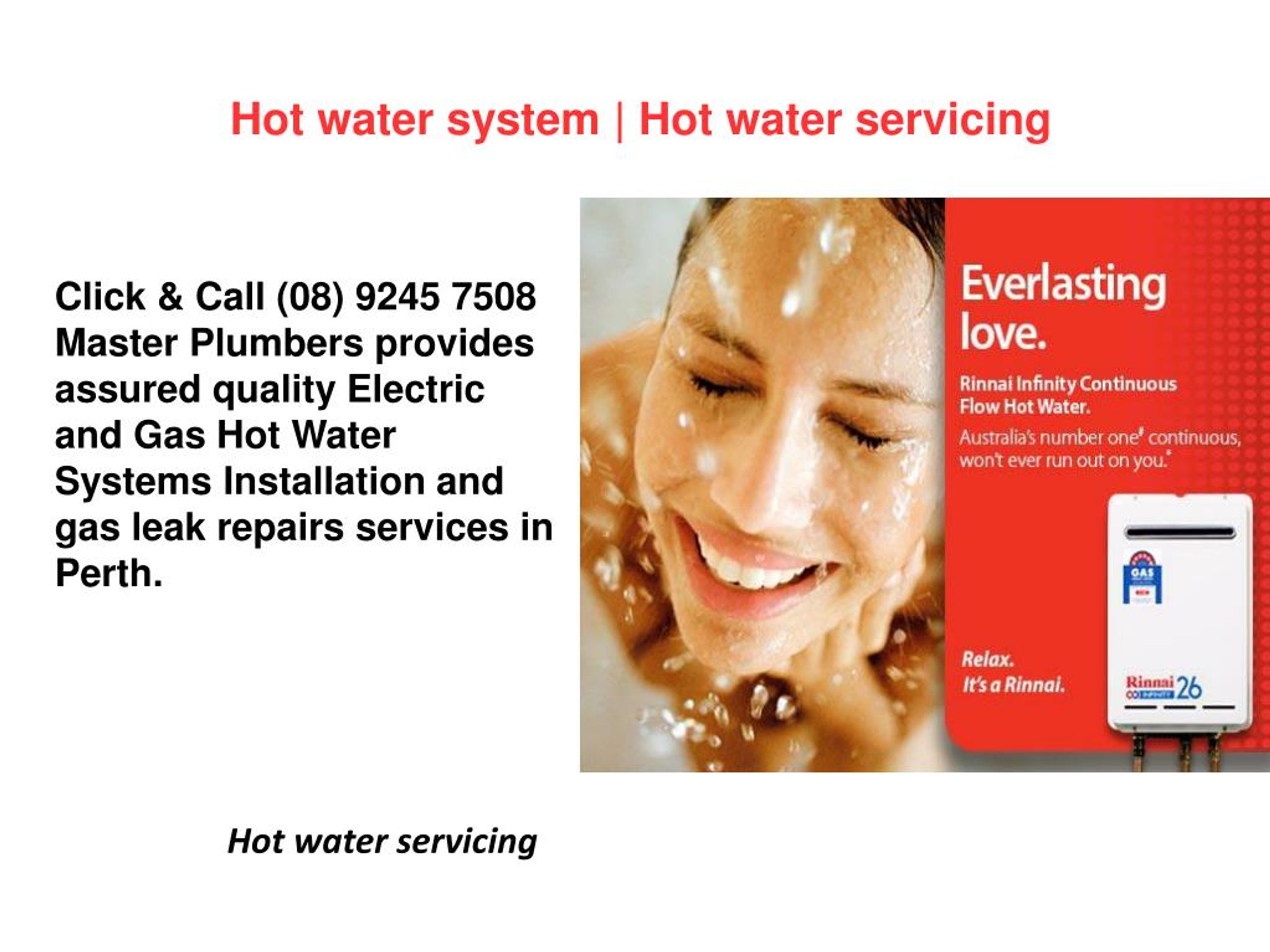 PPT Gas Hot Water Systems PowerPoint Presentation, free download ID