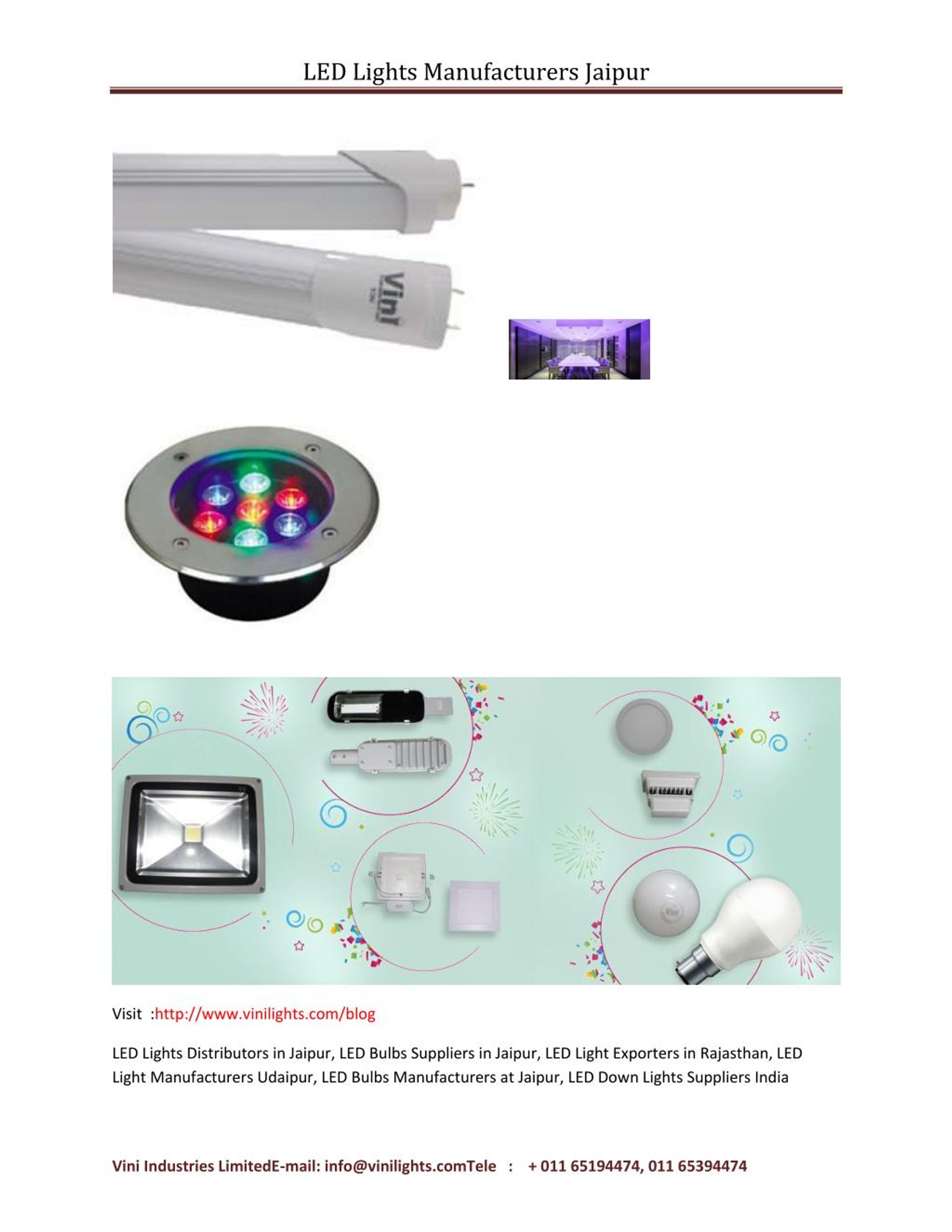 PPT LED Lights Manufacturers Jaipur PowerPoint Presentation, free