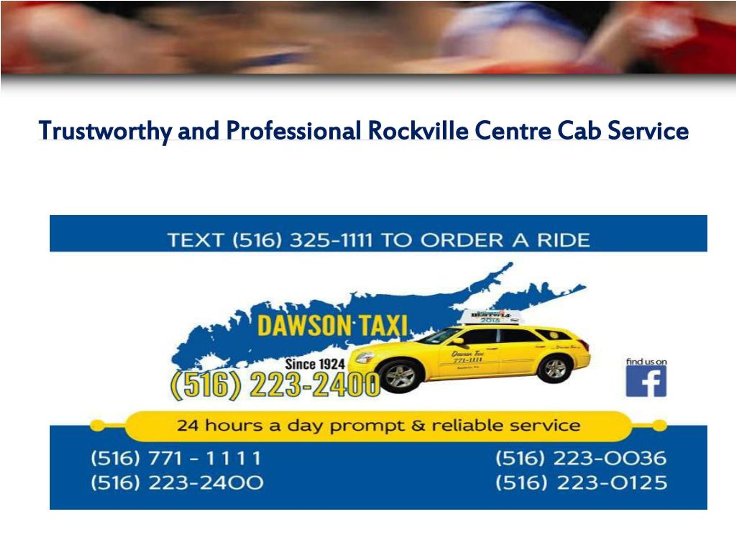 PPT Trustworthy and Professional Rockville Centre Cab Service