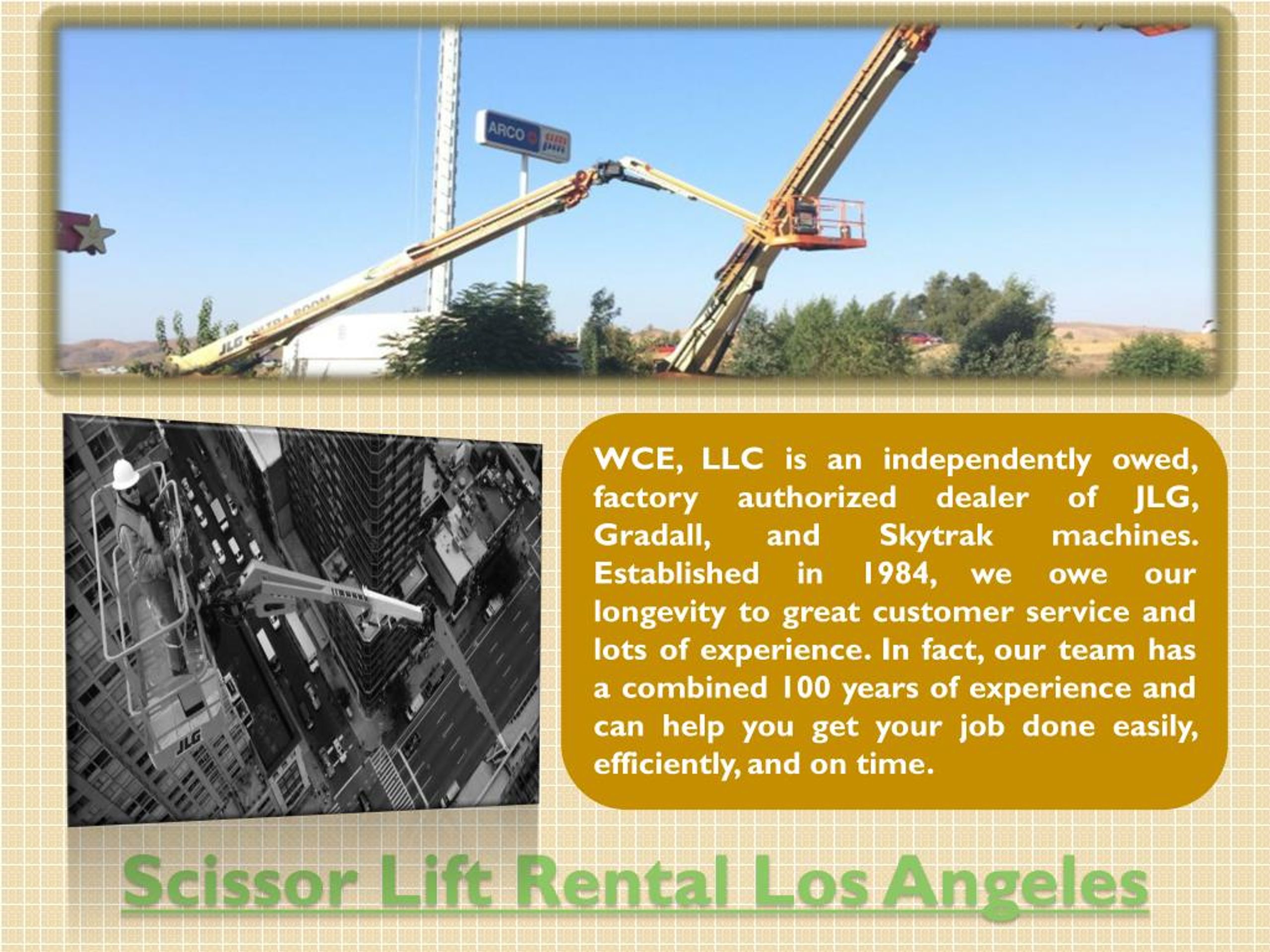 PPT Scissor Lift Rental Los Angeles PowerPoint Presentation, free