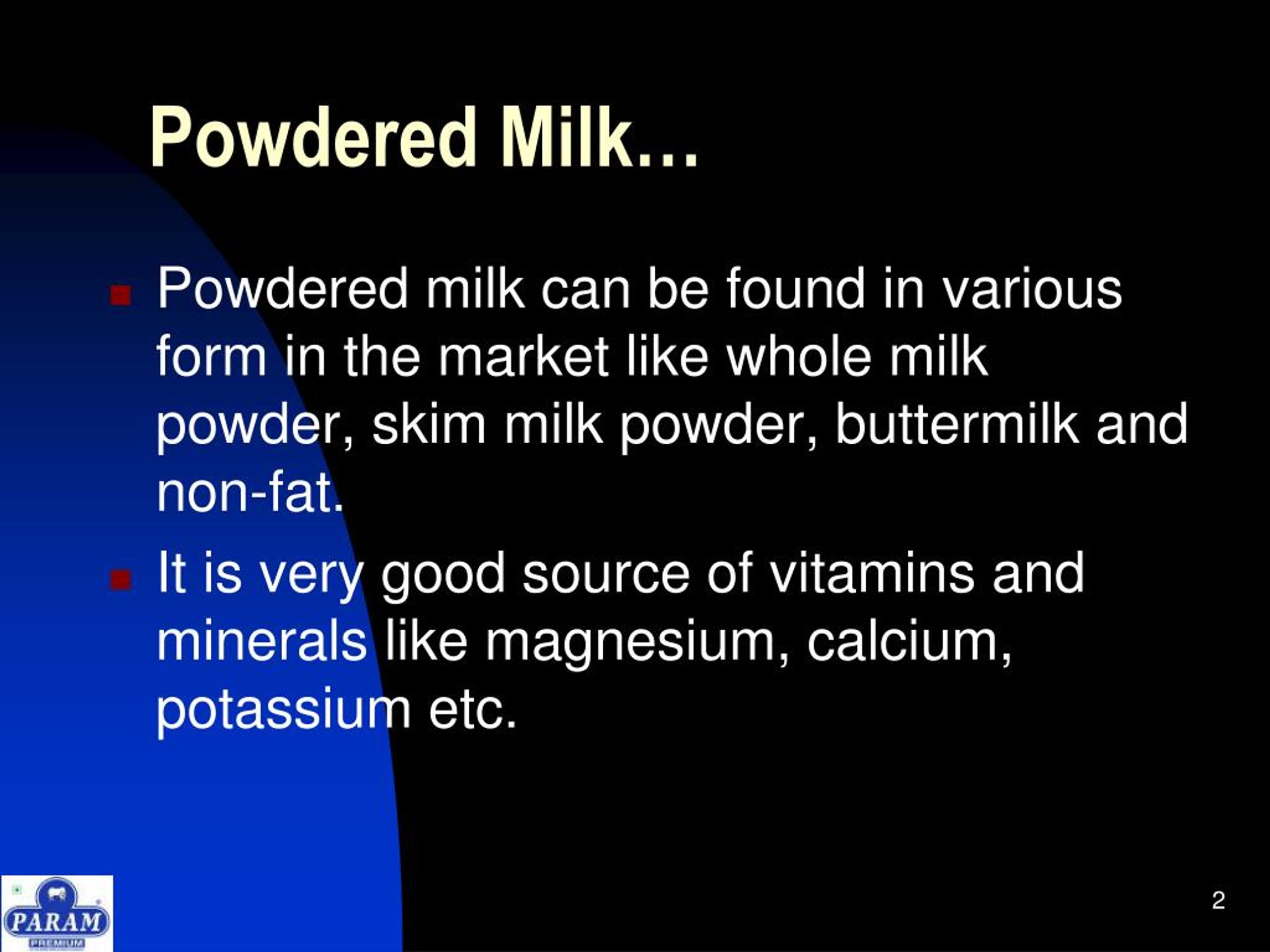 PPT What Are the Benefits of Whole Milk Powder? PowerPoint
