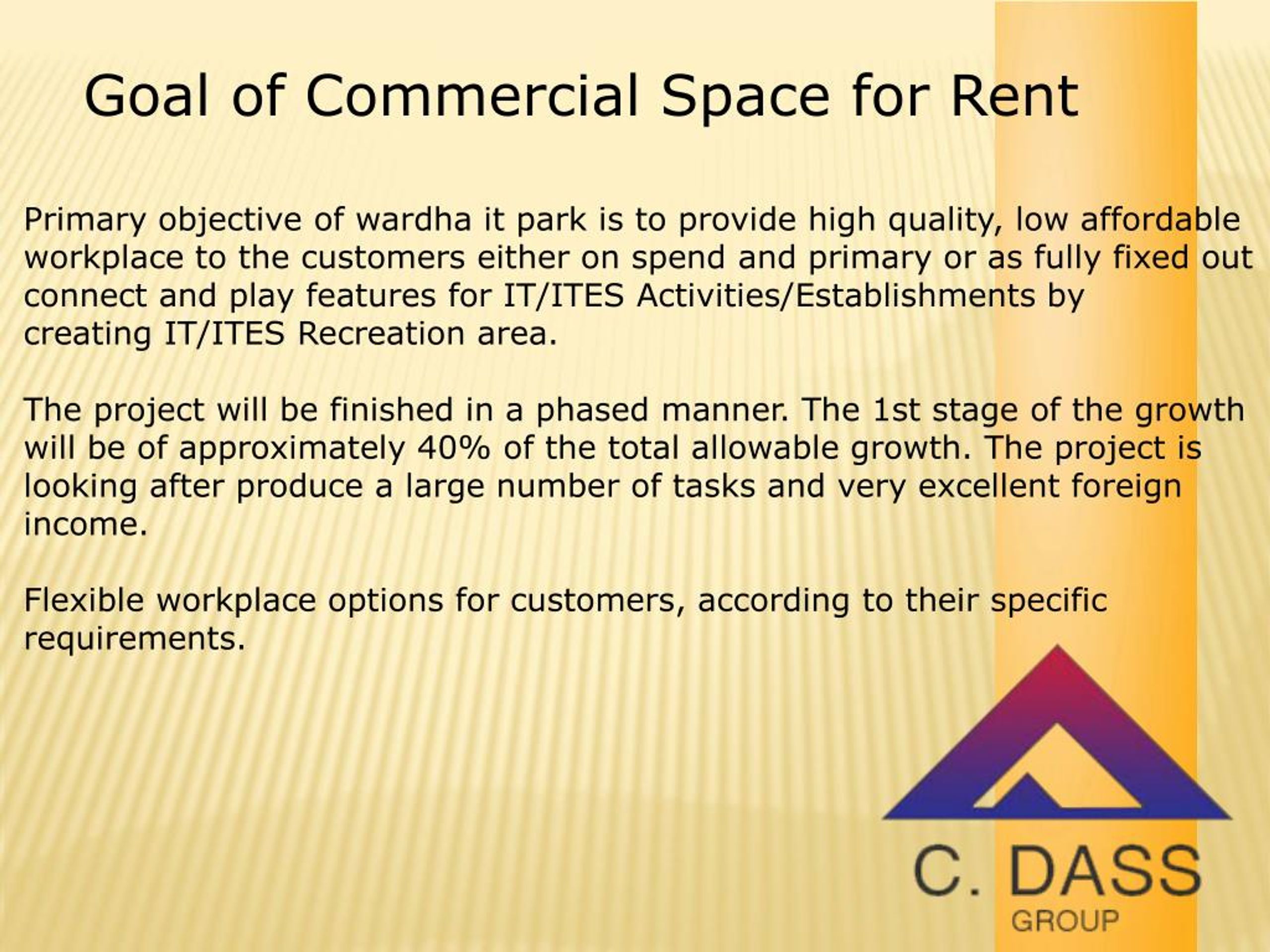 PPT Commercial space for rent PowerPoint Presentation, free download