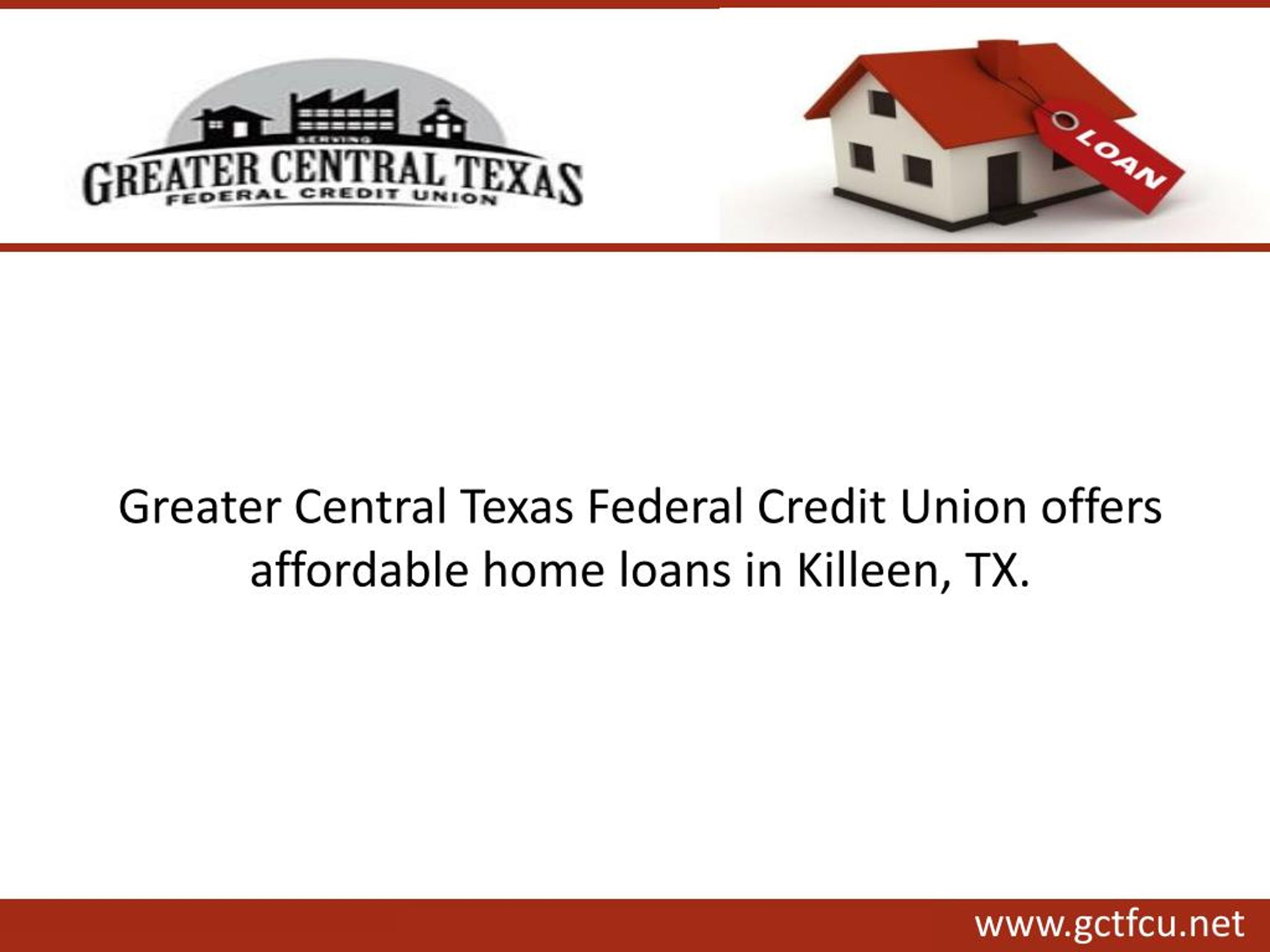 PPT Credit Union For Home Loans In Killeen, TX PowerPoint