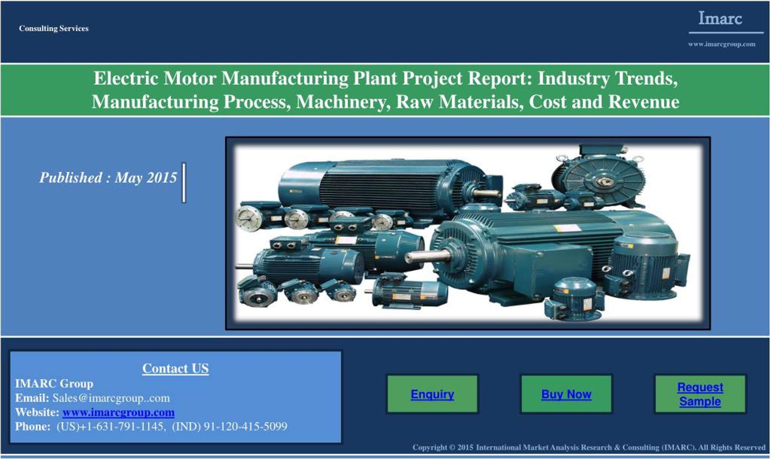PPT Electric Motor Market Prices, Manufacturing Plant Report