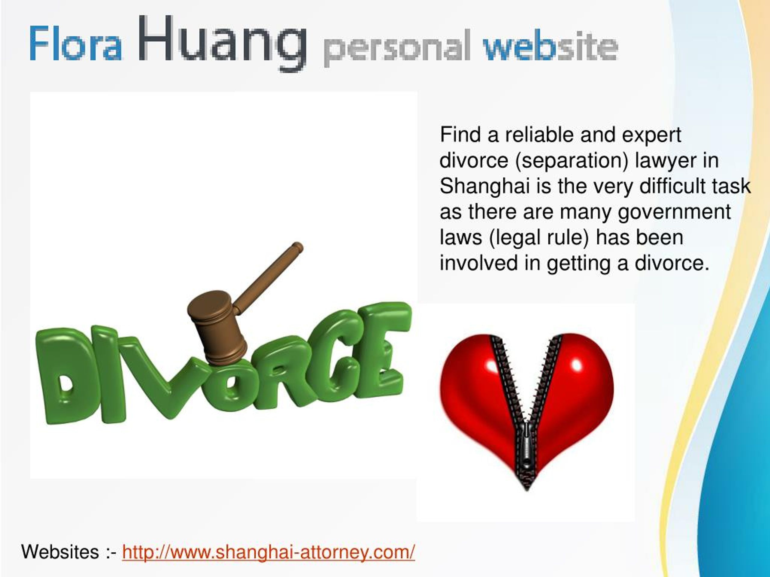 PPT How to find a successful divorce lawyer in China PowerPoint