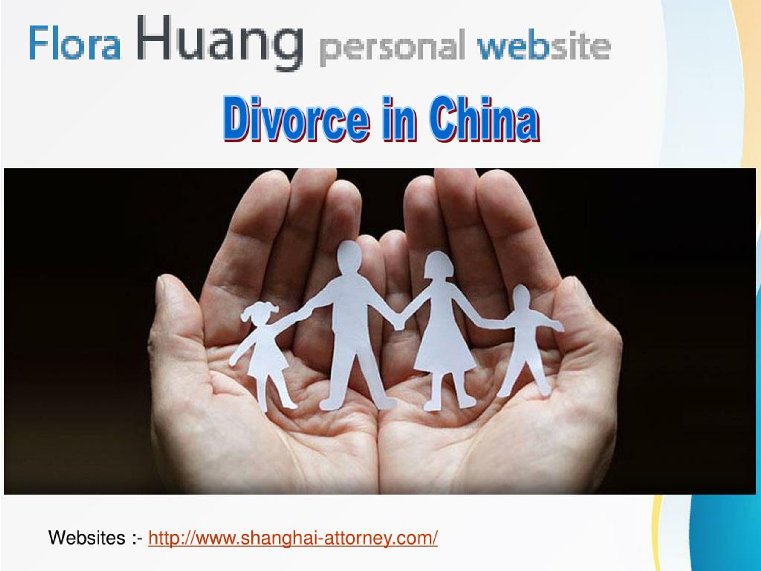 PPT How to find a successful divorce lawyer in China PowerPoint