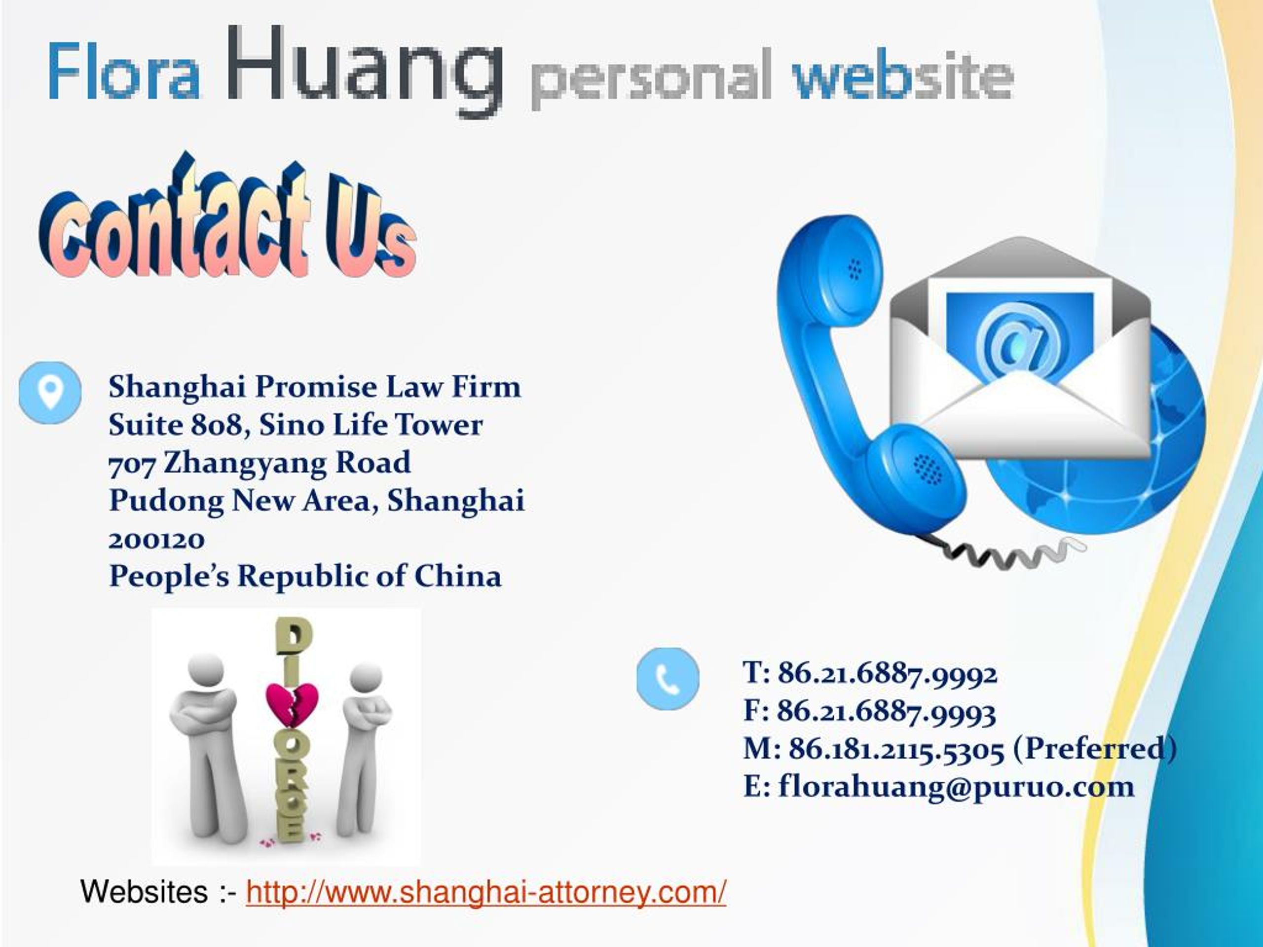 PPT How to find a successful divorce lawyer in China PowerPoint