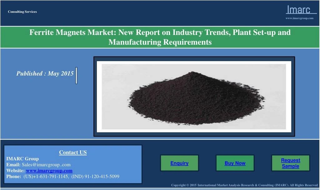 PPT Ferrite Powder Manufacturing Plant Report PowerPoint