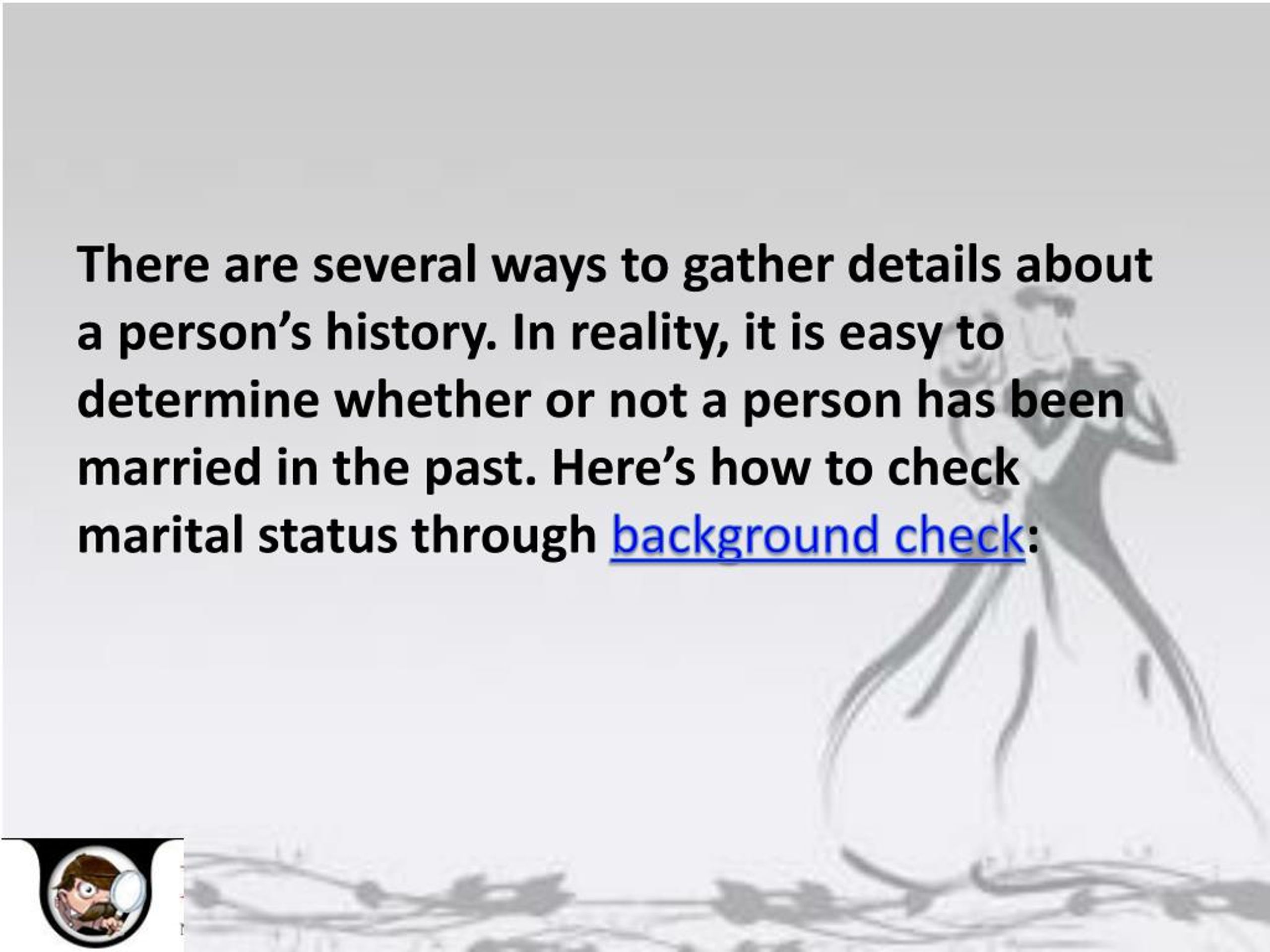 PPT How to Check Marital Status through Background Check PowerPoint Presentation ID7179705