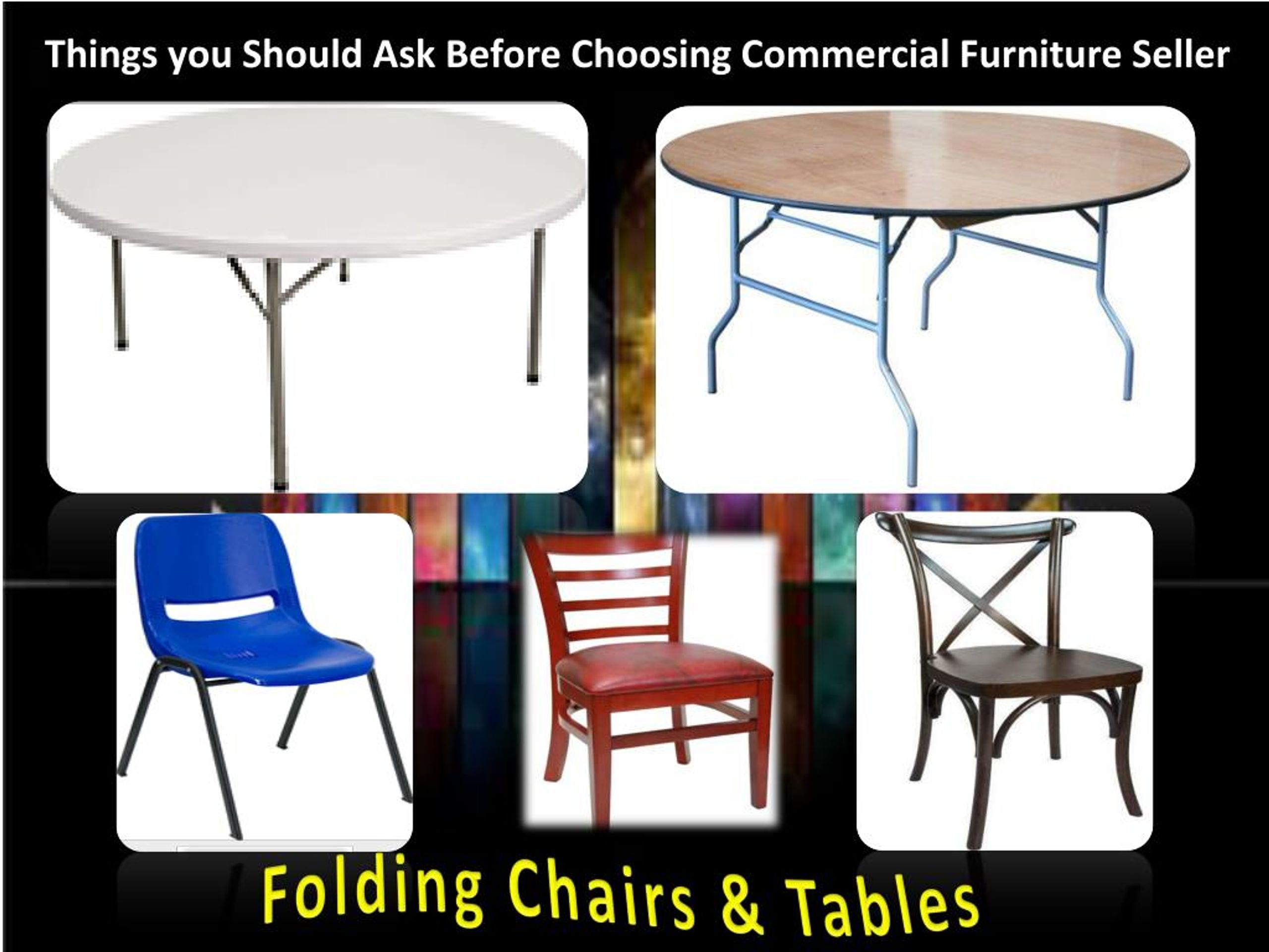 PPT Things you Should Ask Before Choosing Commercial Furniture Seller