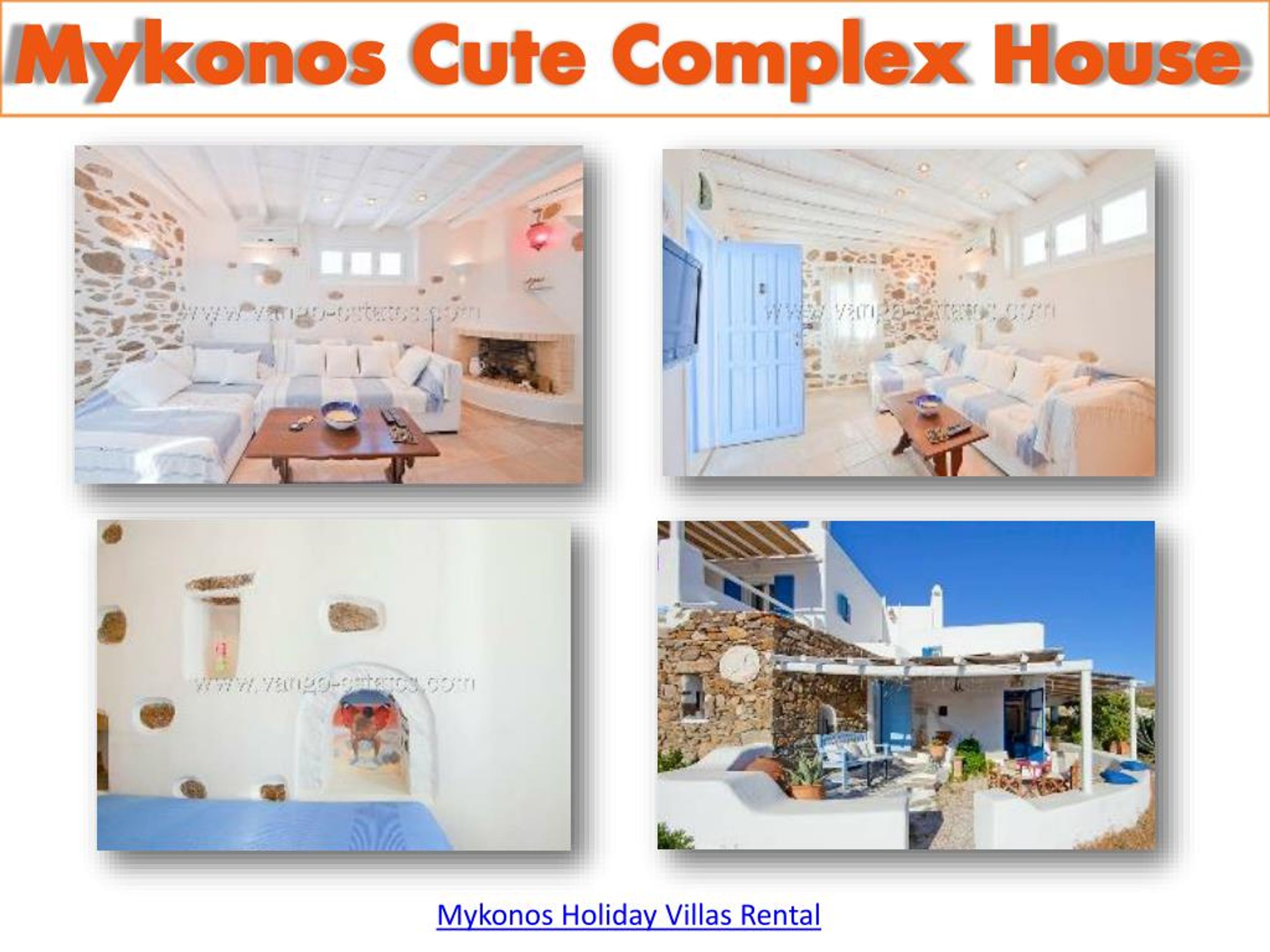 PPT Mykonos Cute Complex House Holiday Rental Mykonos Greece
