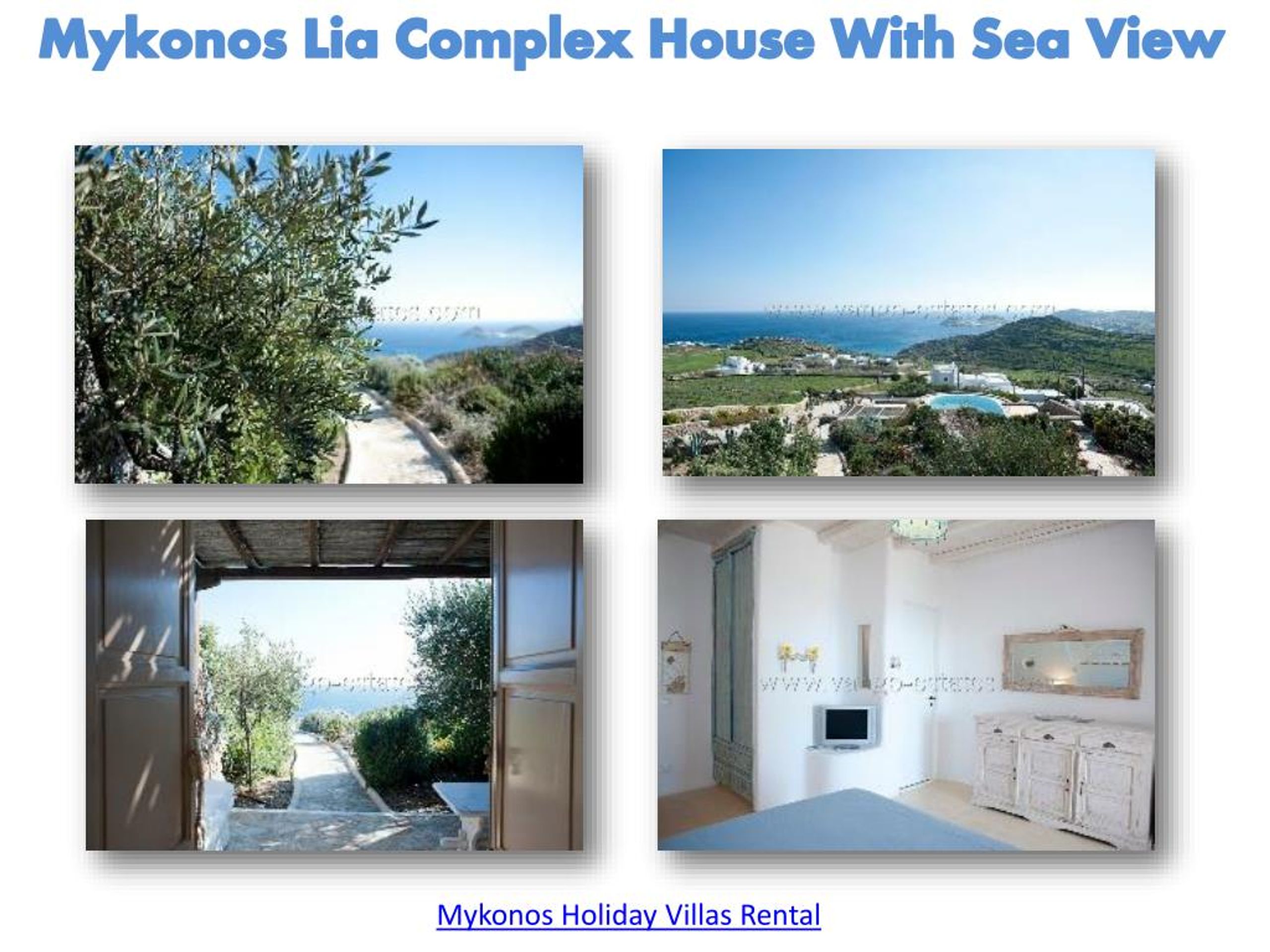 PPT Mykonos Lia Beach Complex House Holiday Rental Mykonos Greece