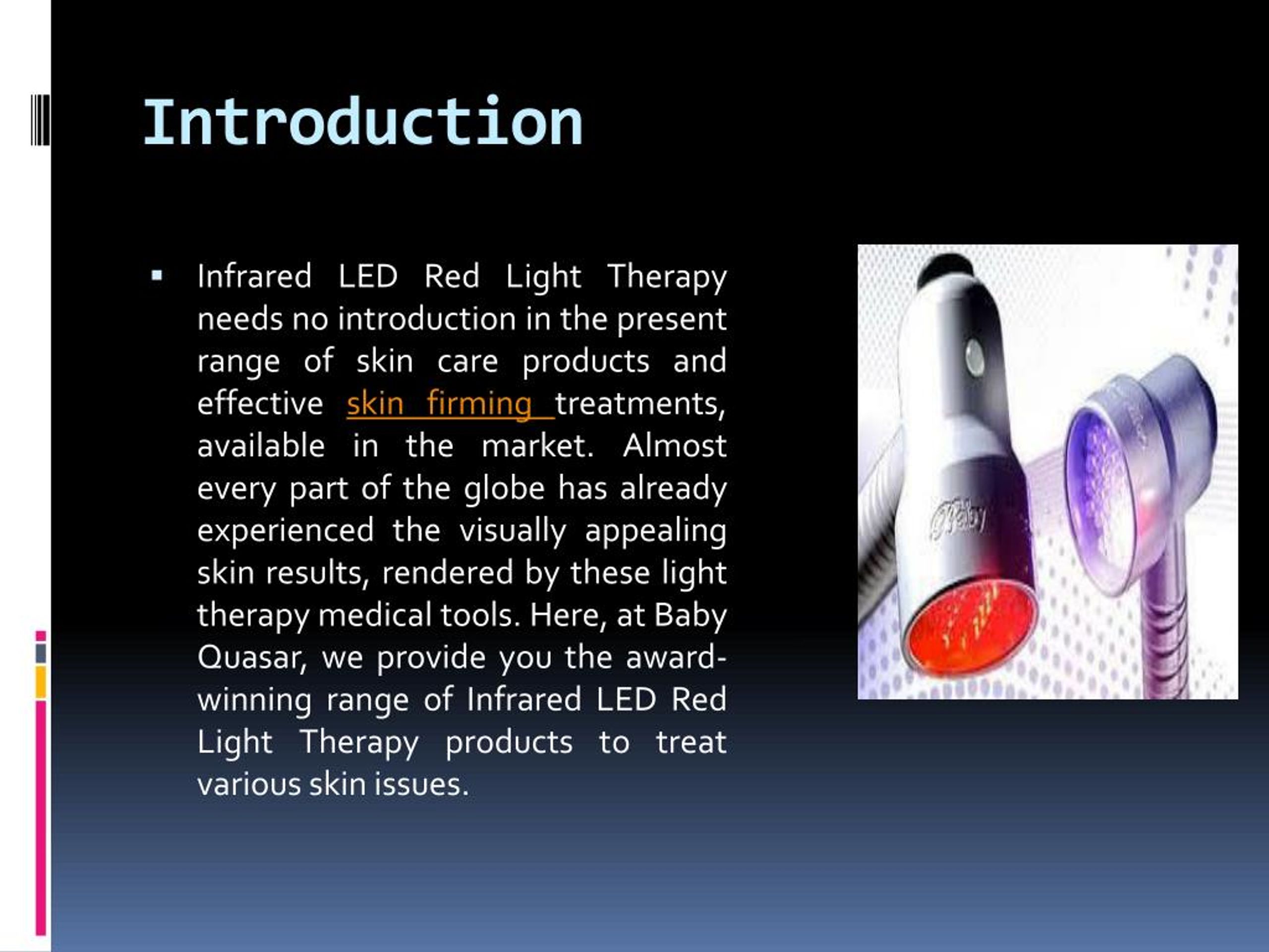 PPT Infrared led light therapy PowerPoint Presentation, free download