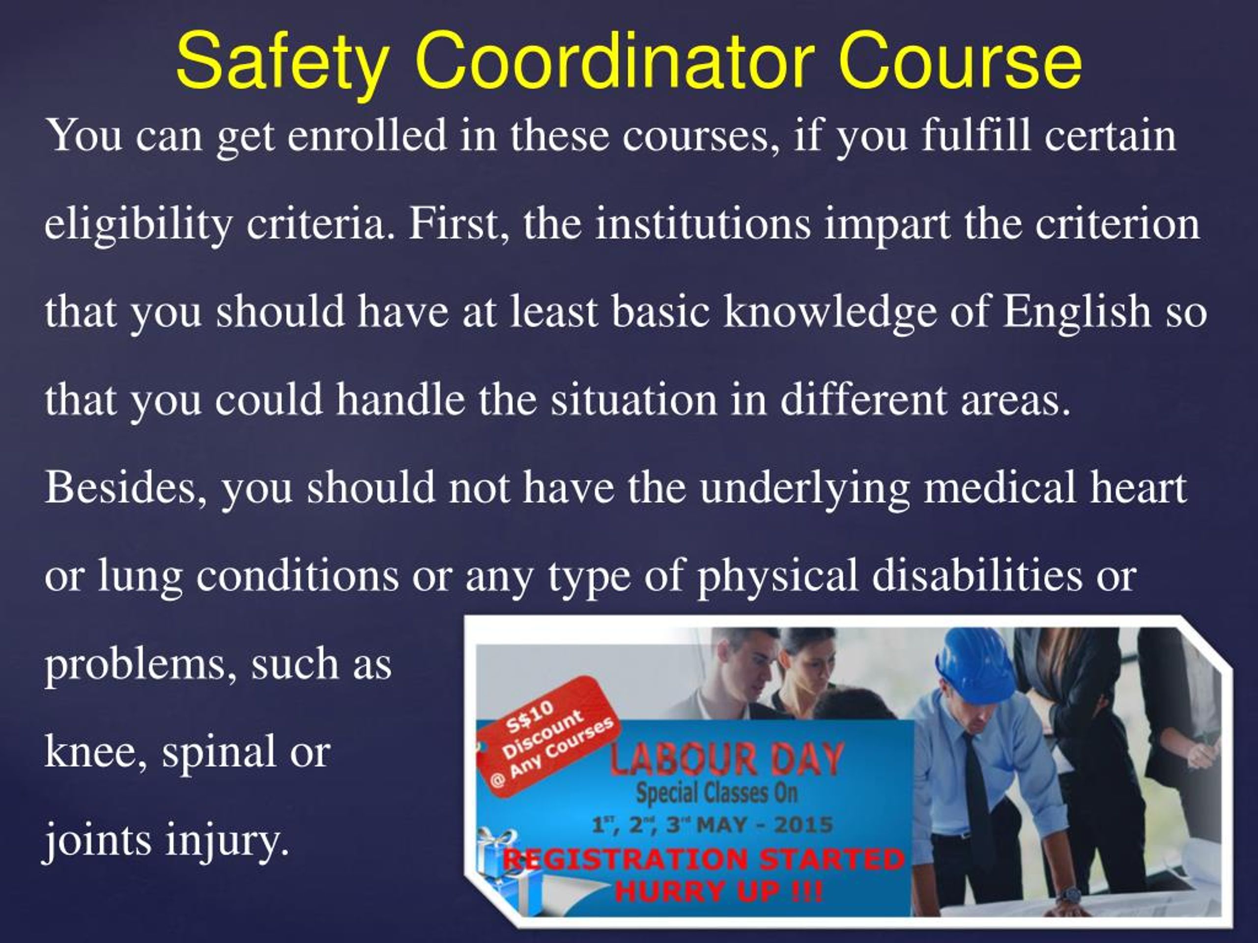 PPT CSOC Course, Confined Space Course PowerPoint