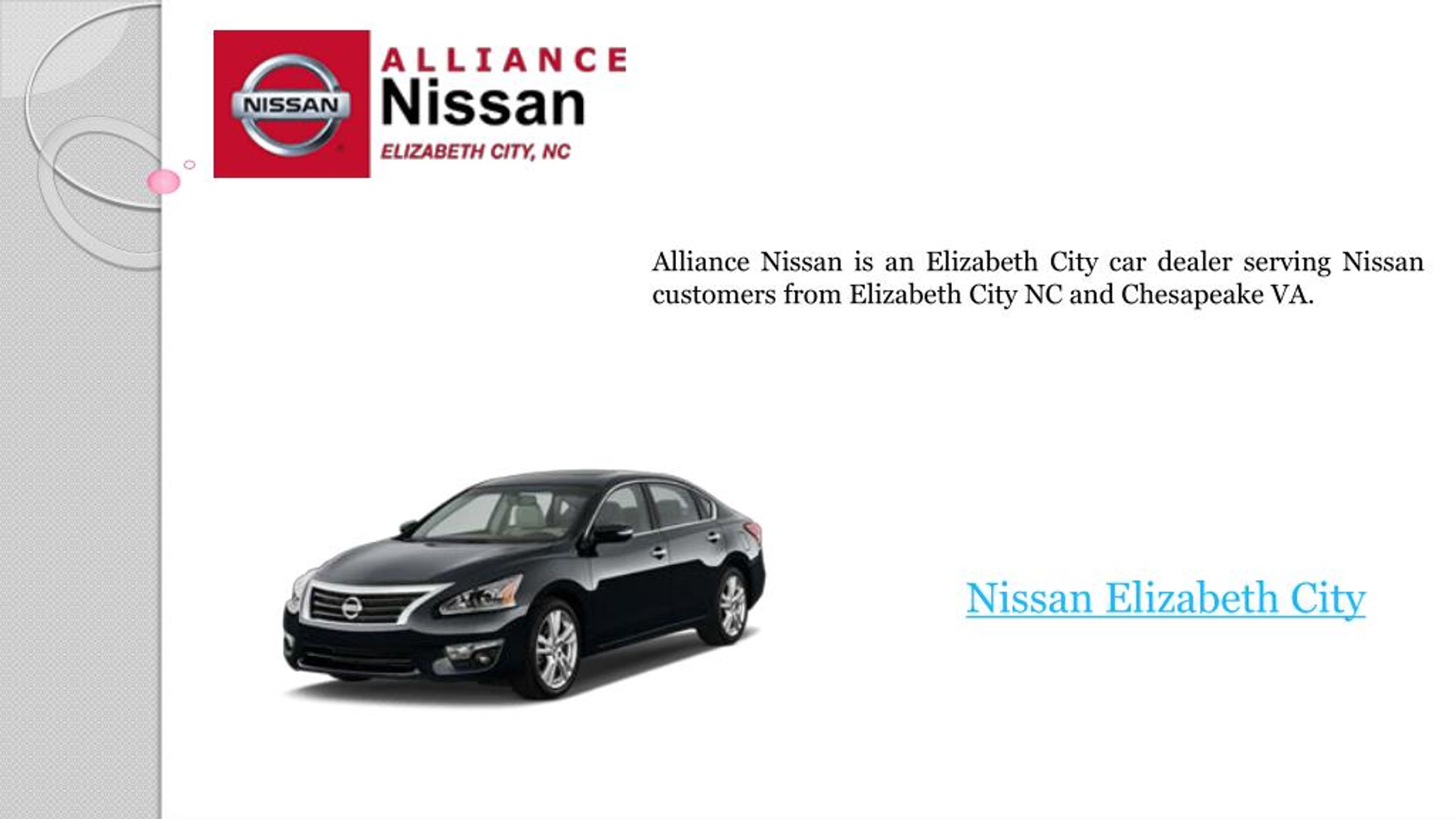 PPT Maxima and Nissan in Elizabeth City PowerPoint Presentation, free