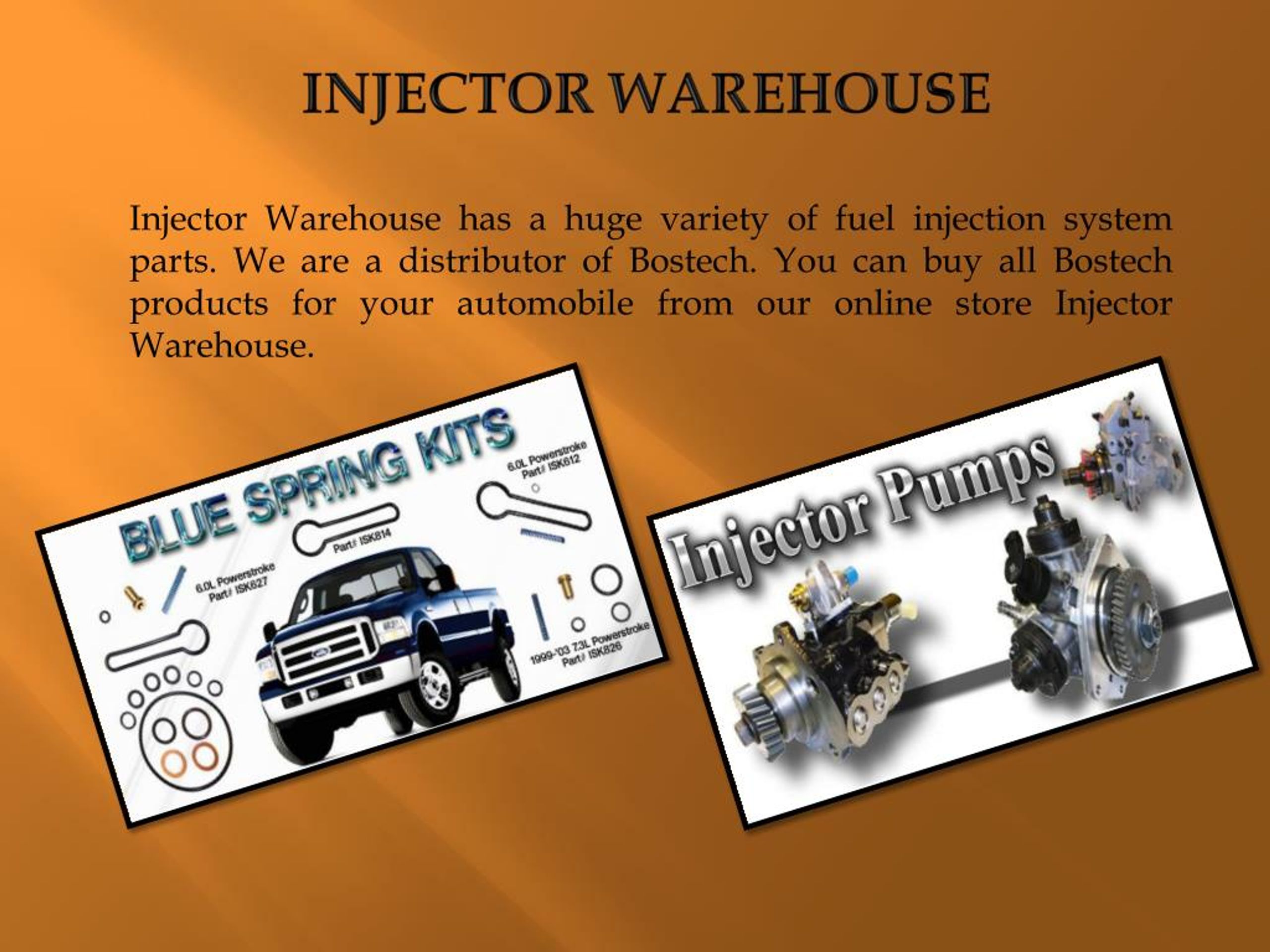 PPT Injector Warehouse Chevrolet Fuel Injectors PowerPoint