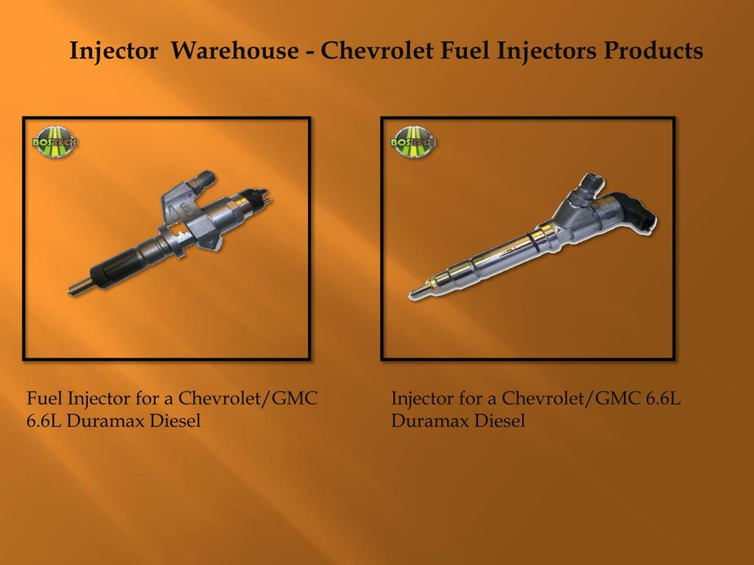 PPT Injector Warehouse Chevrolet Fuel Injectors PowerPoint