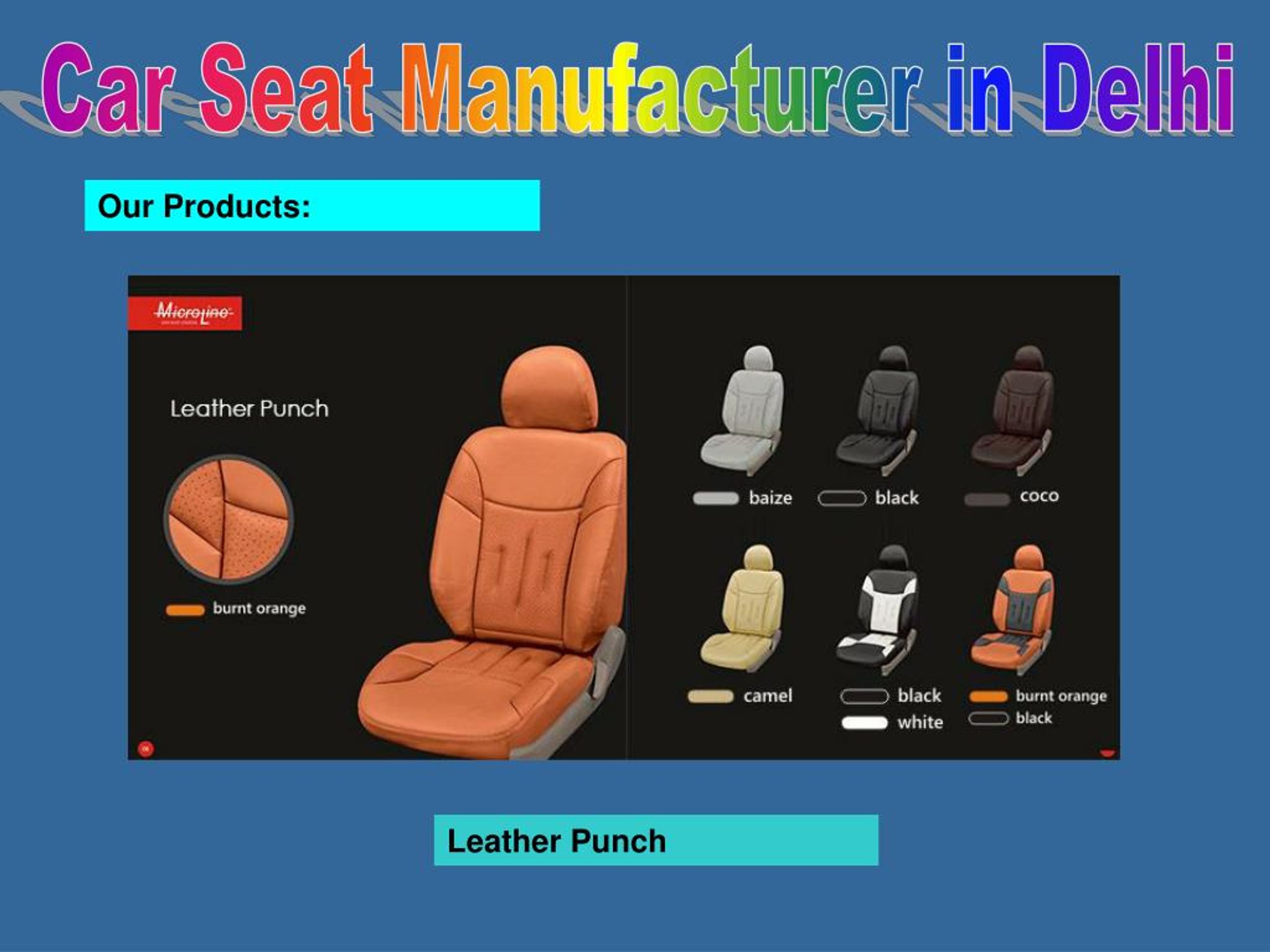PPT CarSeatManufacturerSupplierinDelhi PowerPoint Presentation