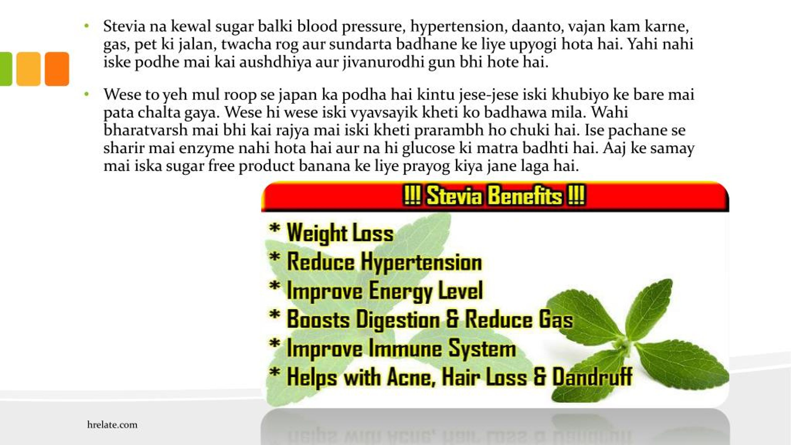 PPT Janiye Stevia Benefits in Hindi Aur Rahiye Swasth PowerPoint Presentation ID7187594
