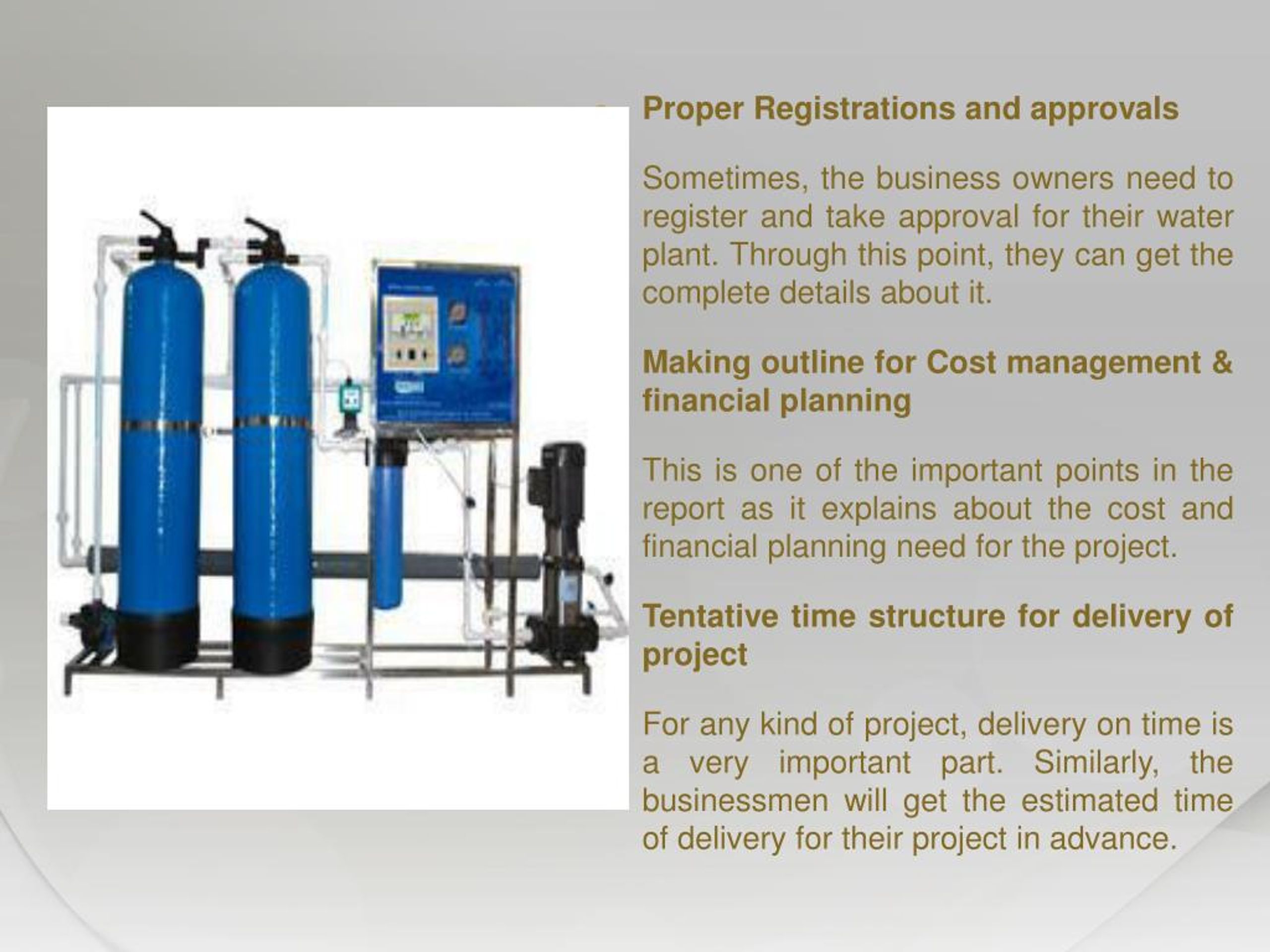 PPT Refer Mineral Water Plant Project Report PowerPoint Presentation