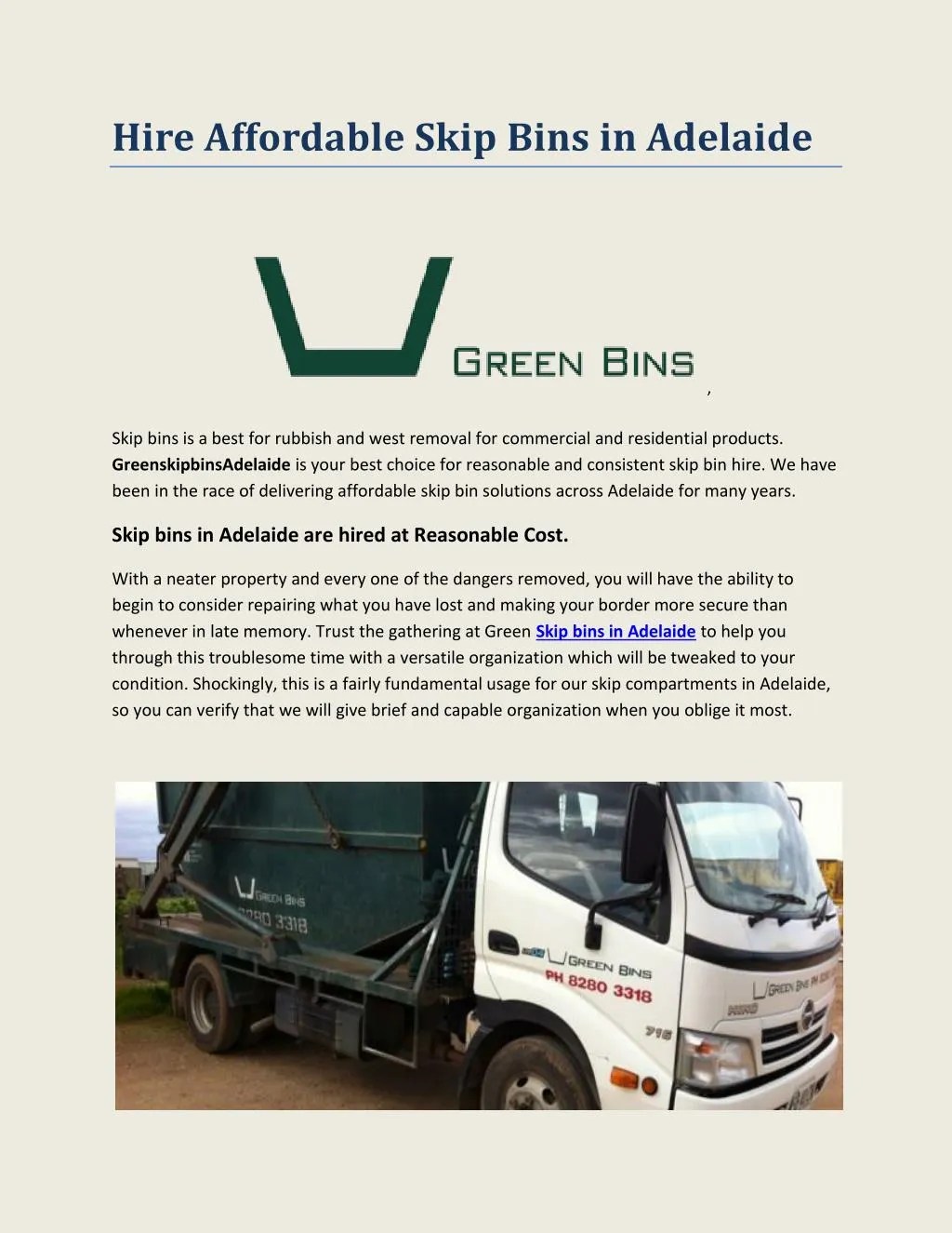 PPT Hire Best Skip Bins in Adelaide PowerPoint Presentation, free download ID7189291